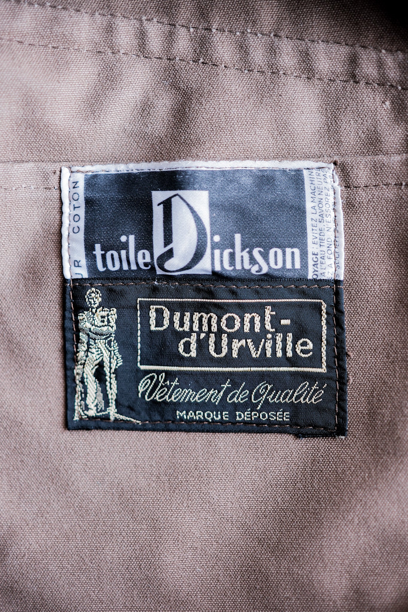 ［~50's］French Vintage Cotton Linen Canvas Hunting Jacket "Dead Stock"