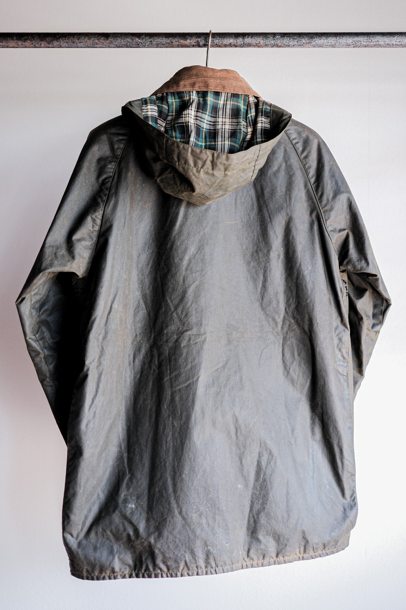 ［~80's］Vintage Barbour "BEAUFORT" With Hood 2 Crest Size.38