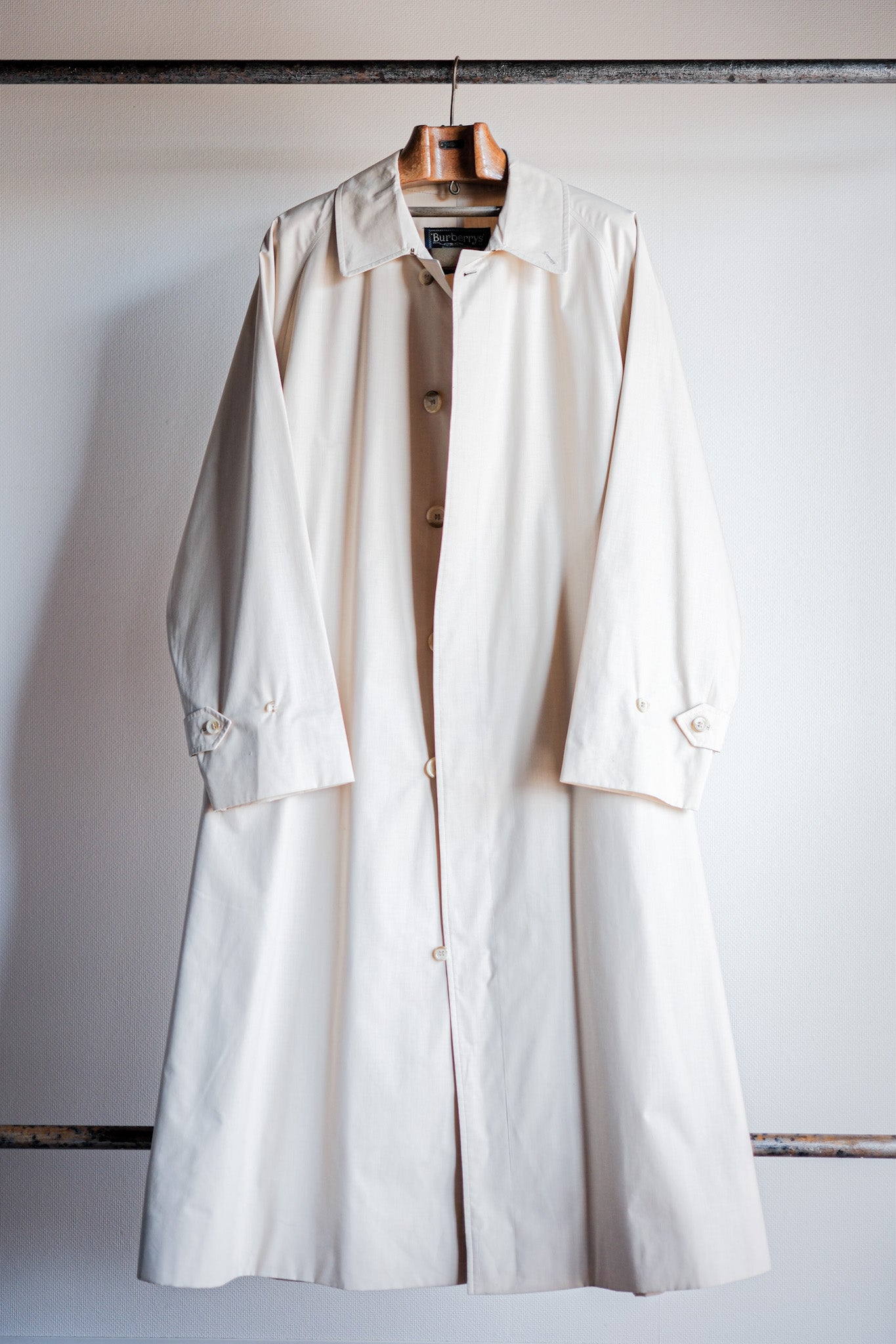 【~80's】Vintage Burberrys Single Raglan Balmacaan Belted Coat Size.50RL "MUSOU"