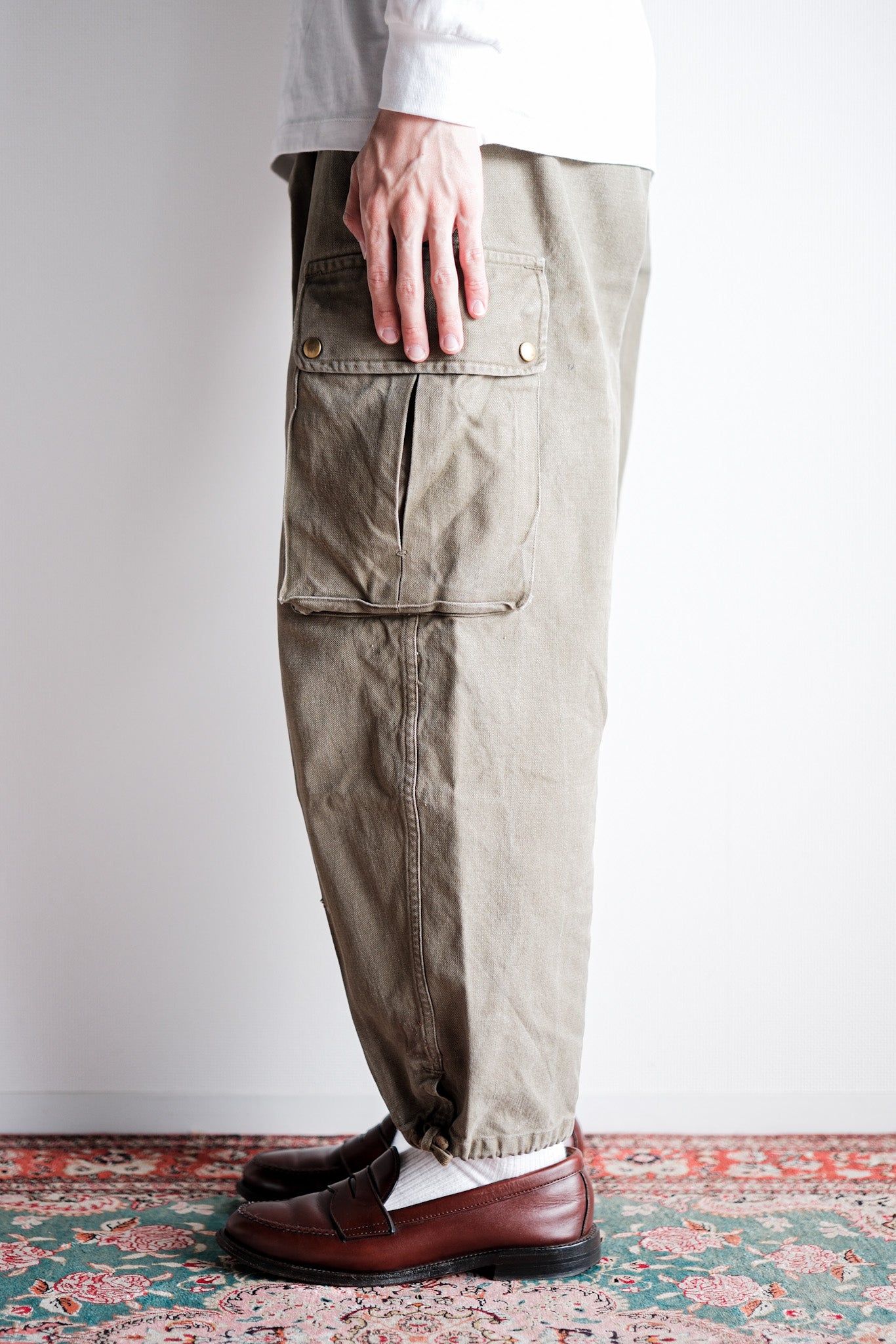 【~40's】French Army TAP47 Paratrooper Trousers "1st Type"