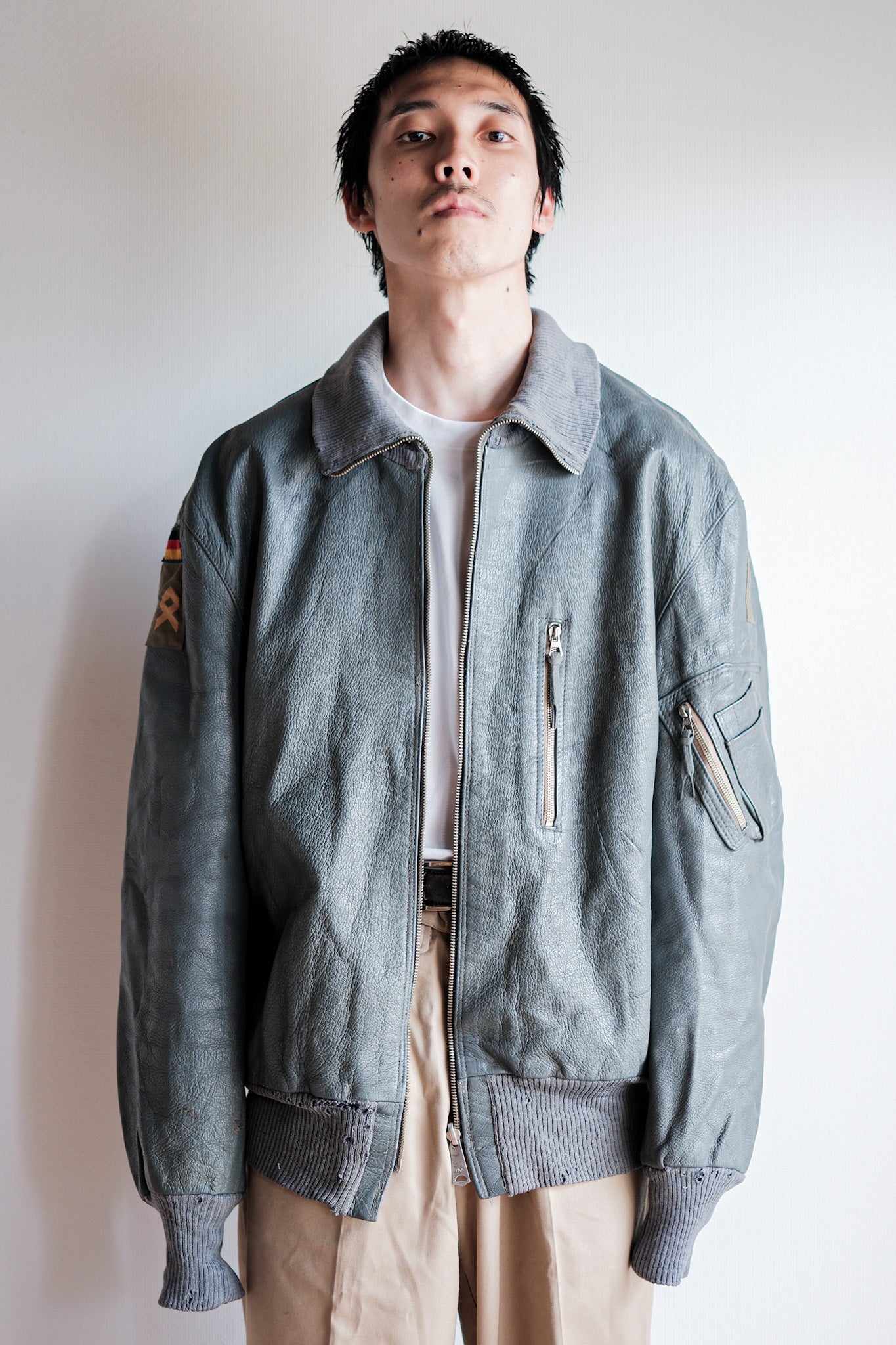 【~60’s】West German Air Force Pilot Leather Jacket