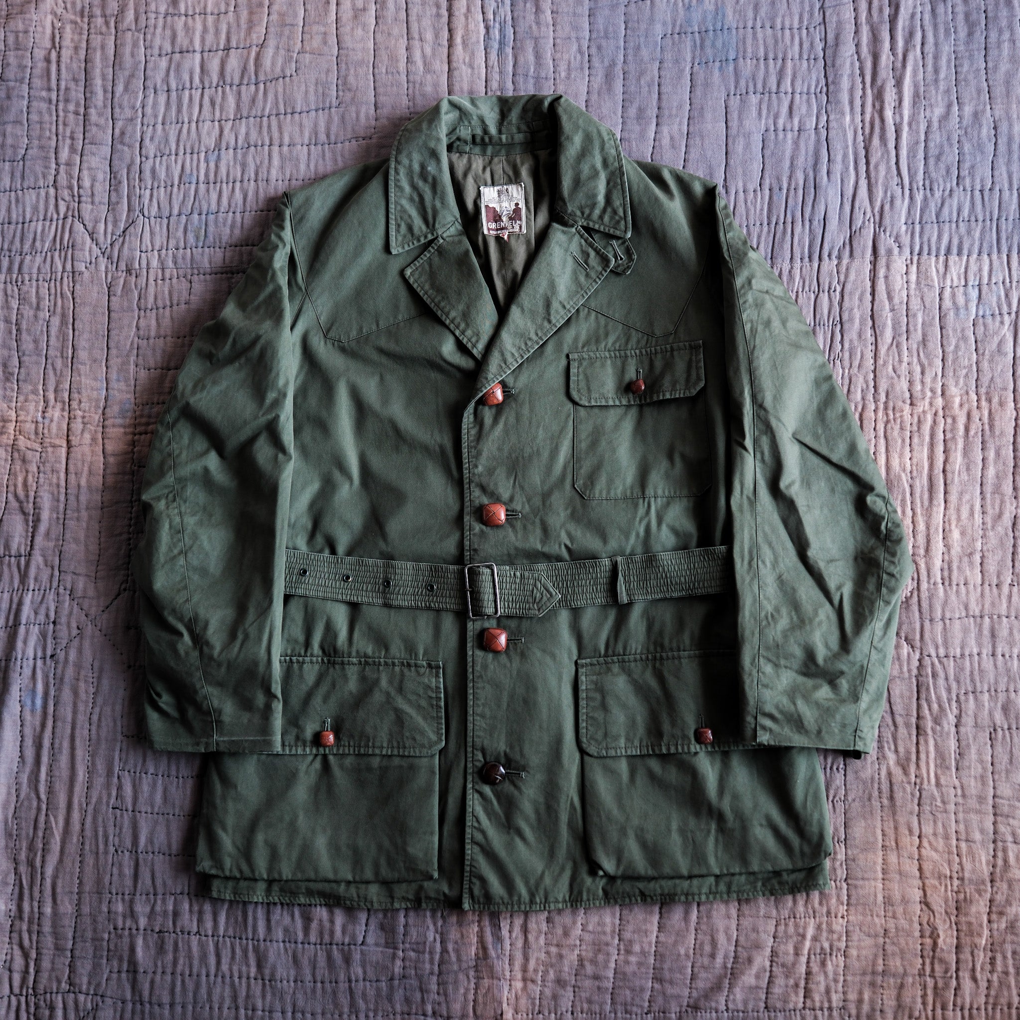 【~60’s】Vintage Grenfell Shooter Jacket Size.42 “Mountain Tag”