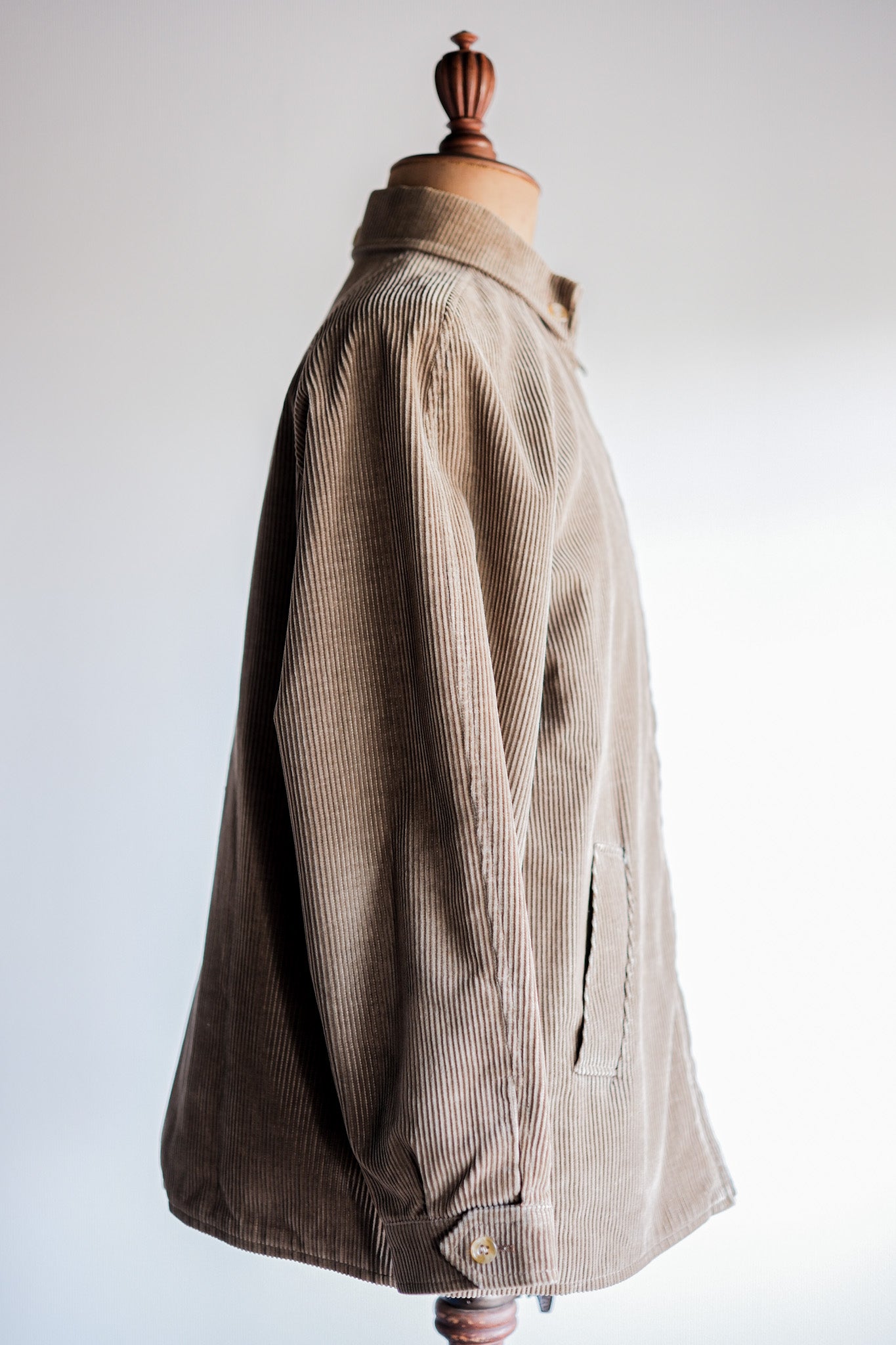 80 s Vintage Aquascutum Raglan Sleeve Brown Corduroy Blouson