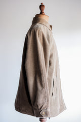 [~80's] Vintage Aquascutum Raglan Sleeve สีน้ำตาล Corduroy Blouson