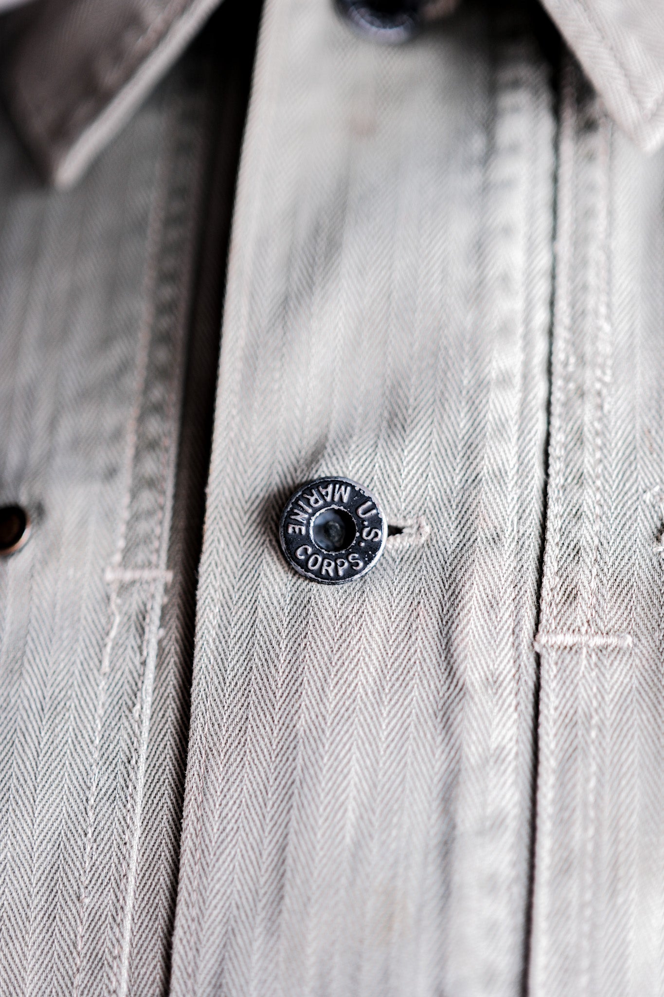 ［~40's］WWⅡ U.S.M.C P-44 HBT Utility Jacket "Hand Paint"