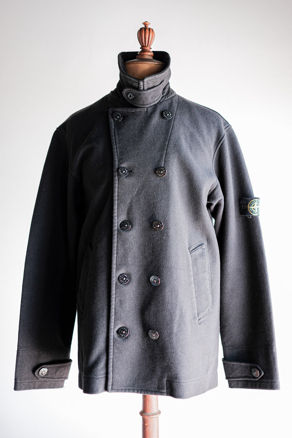 ［06AW］Old STONE ISLAND Double Breasted Wool Jacket Size.L