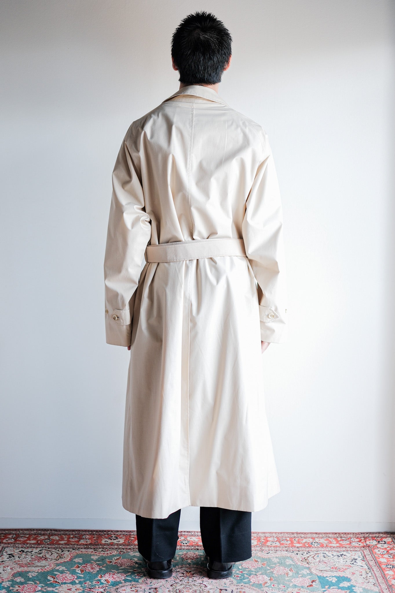 【~80's】Vintage Burberrys Single Raglan Balmacaan Belted Coat Size.50RL "MUSOU"