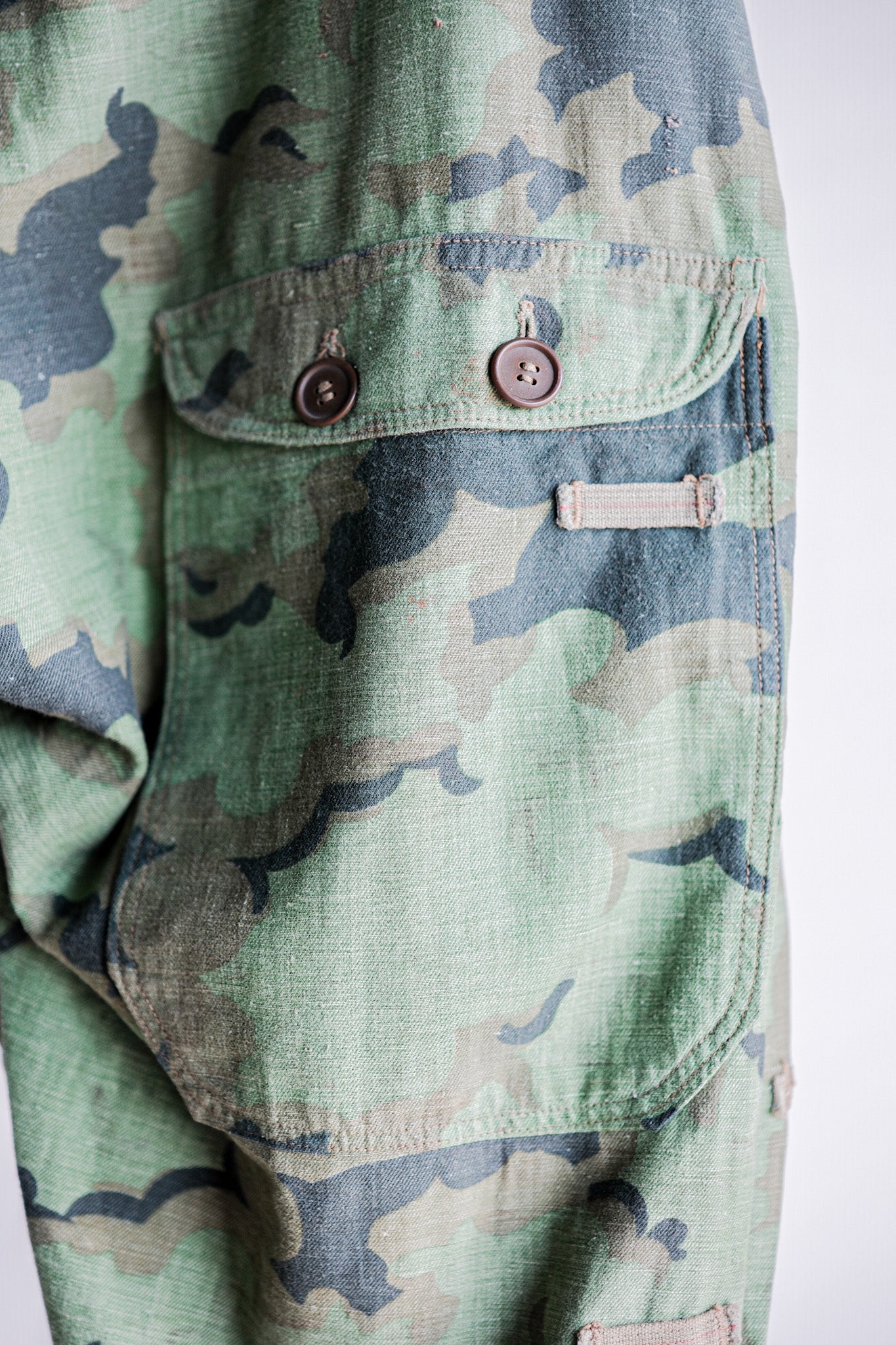【~50's】Czechoslovakian Army Clouds Camouflage Reversible Trousers "Modified"
