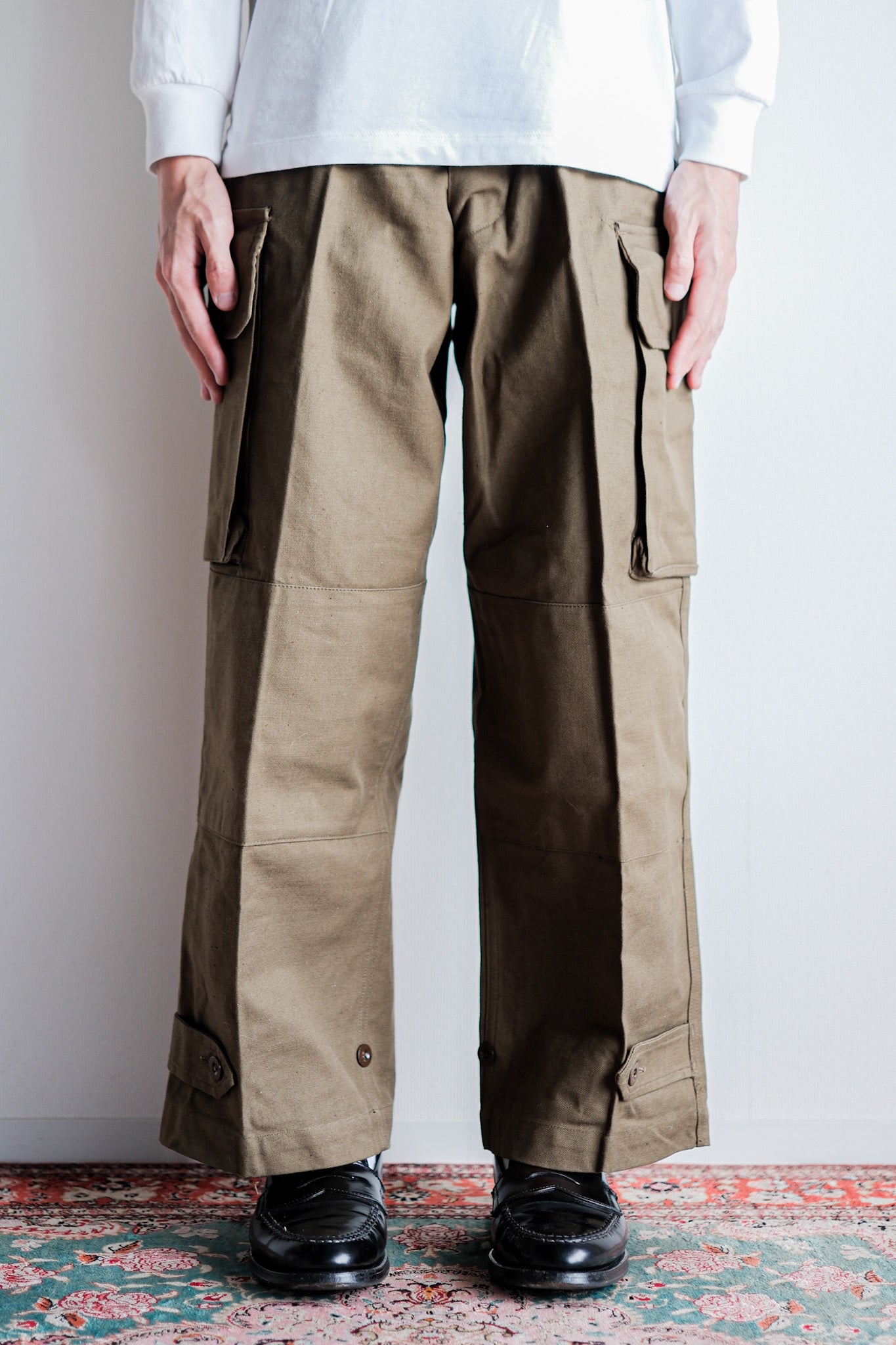［~50's］French Army M47 Field Trousers Size.13 "Dead Stock"