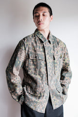 [~00's] German Waffen-SS Type Pea Dot Camouflage M44 HBT Field Jacket "Reproduction"