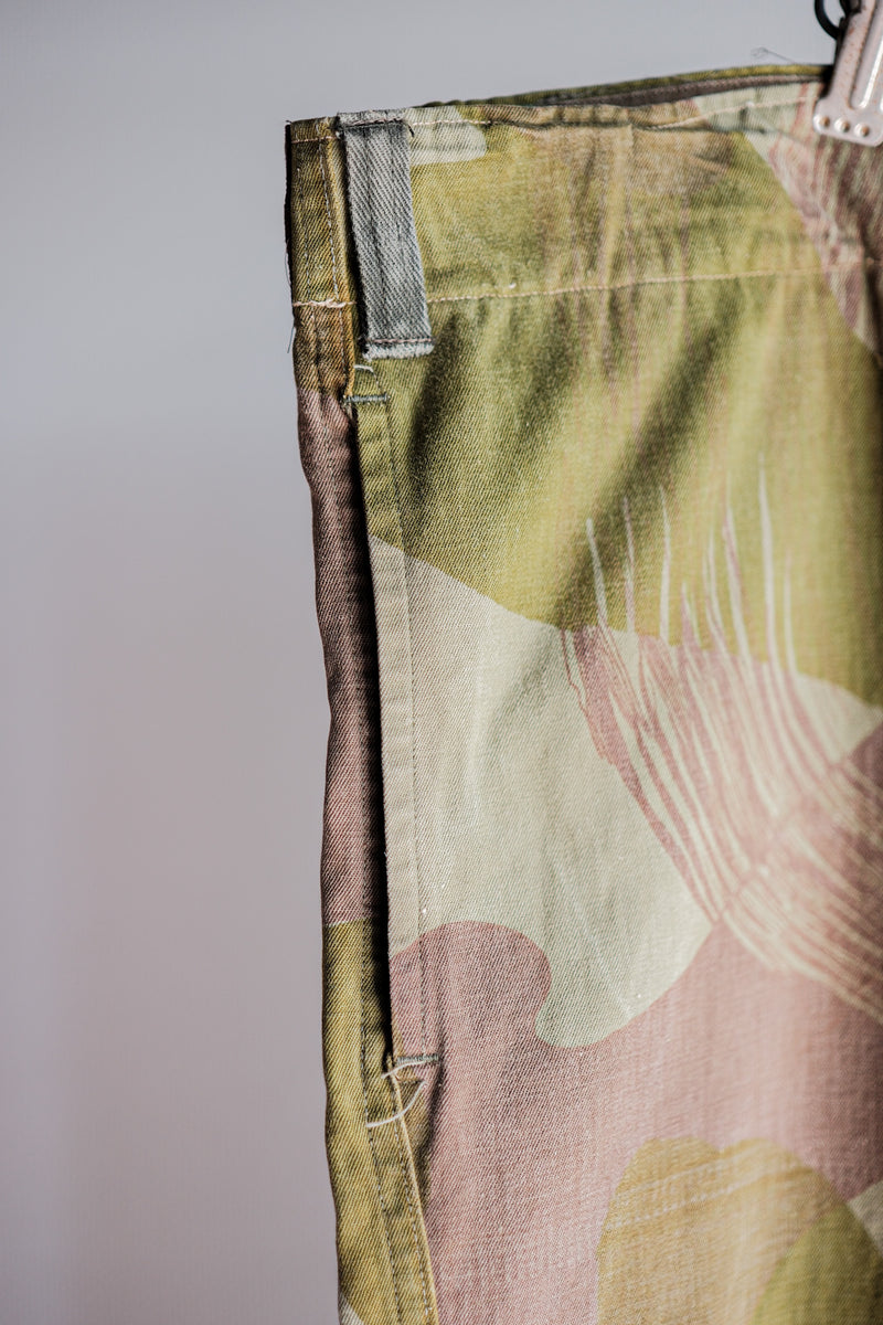 【~50's】Belgian Army Brushstroke Camouflage Airborne Pants Size.6 "Remake" "Early Type"