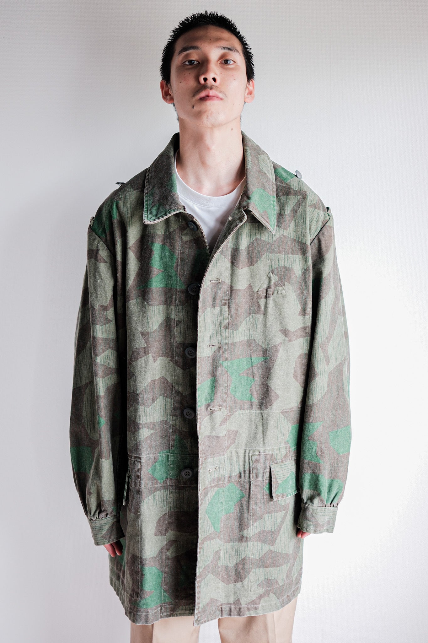 ［~70's］German Army Type Splinter Camouflage Paratrooper Jacket "Reproduction"