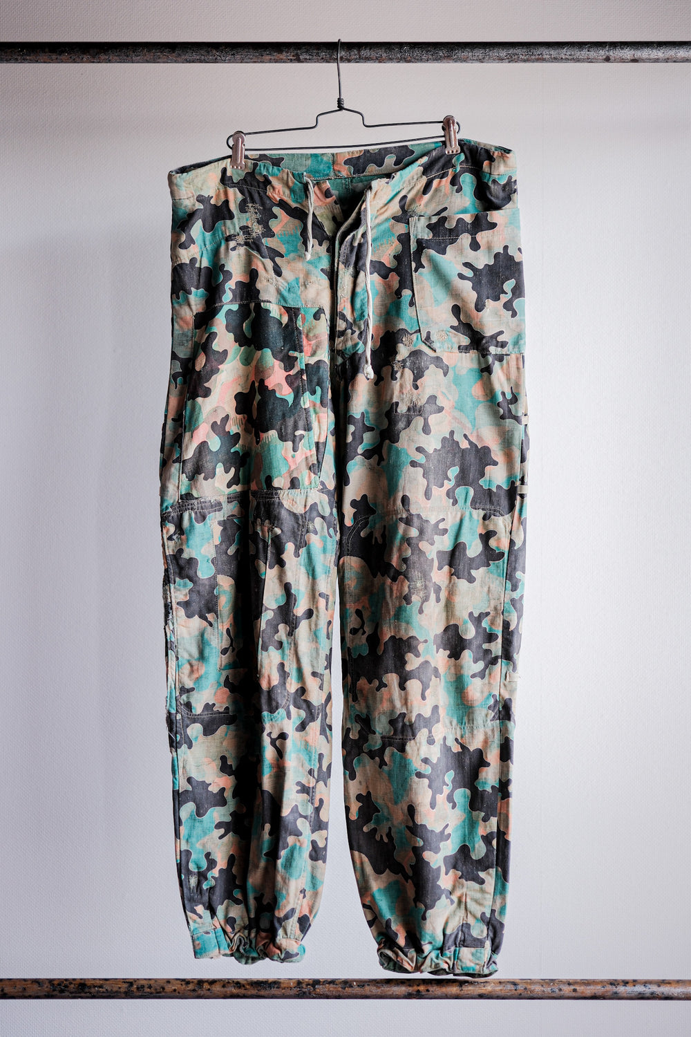 【~50's】Czechoslovakian Army Dubaky Camouflage Reversible Trousers