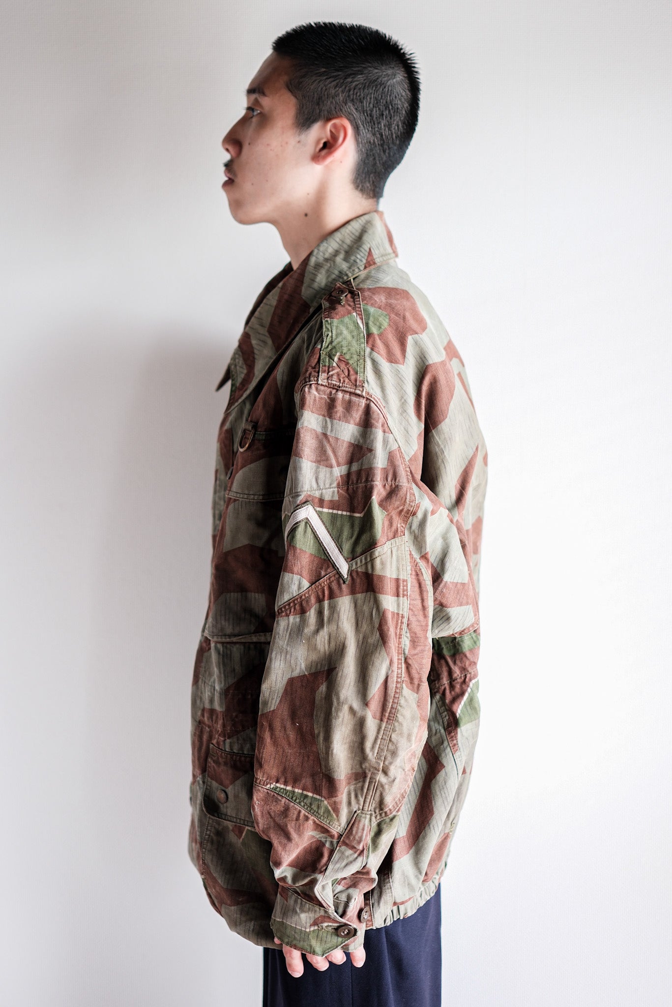 [~ 50's] Armée allemande Splinter Camouflage Camouflage Paratrooper Jacket