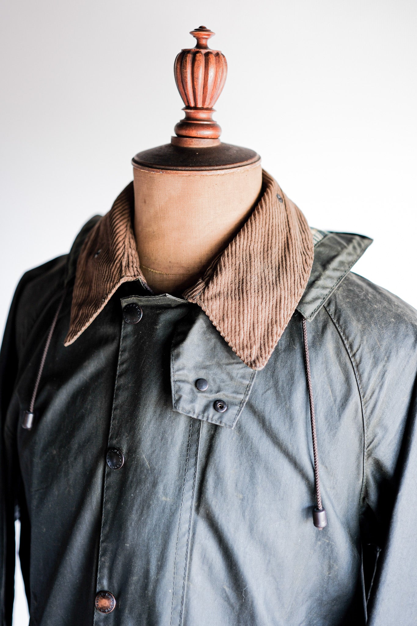 ［~80's］Vintage Barbour "BEAUFORT" With Hood 2 Crest Size.38