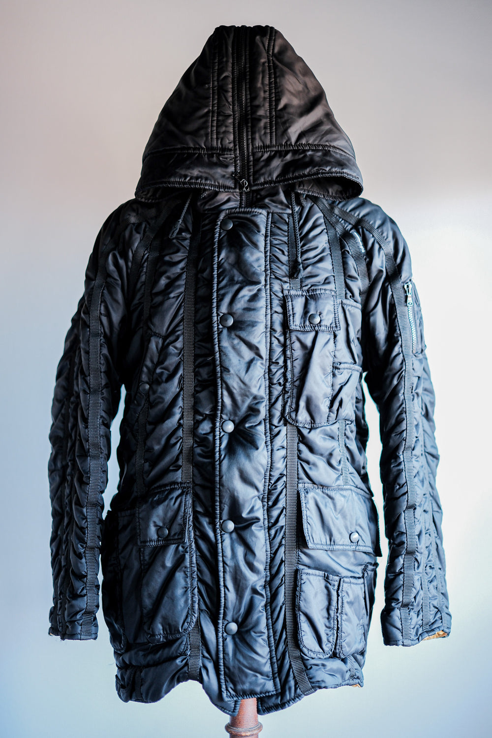 ［~00's］Old DOLCE & GABBANA Multi Pocket Puffer Jacket Size.46