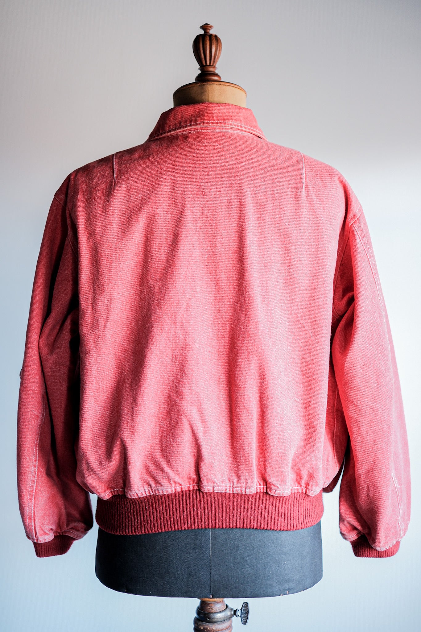 【~90's】Old PINK HOUSE Red Denim Blouson