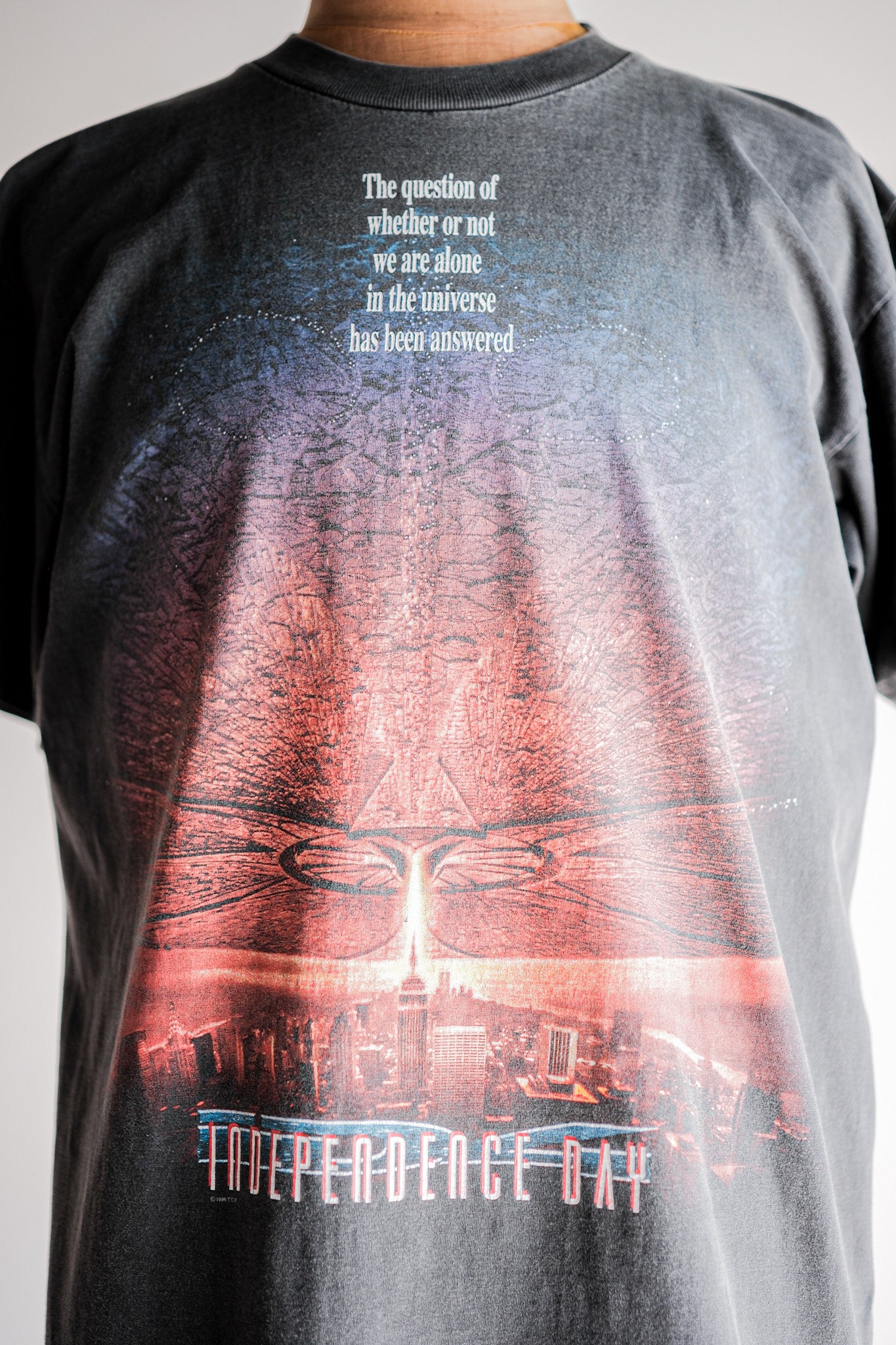 [~ 90's] Vintage Movie Print T-Shirt Size.l ​​"Independence Day"