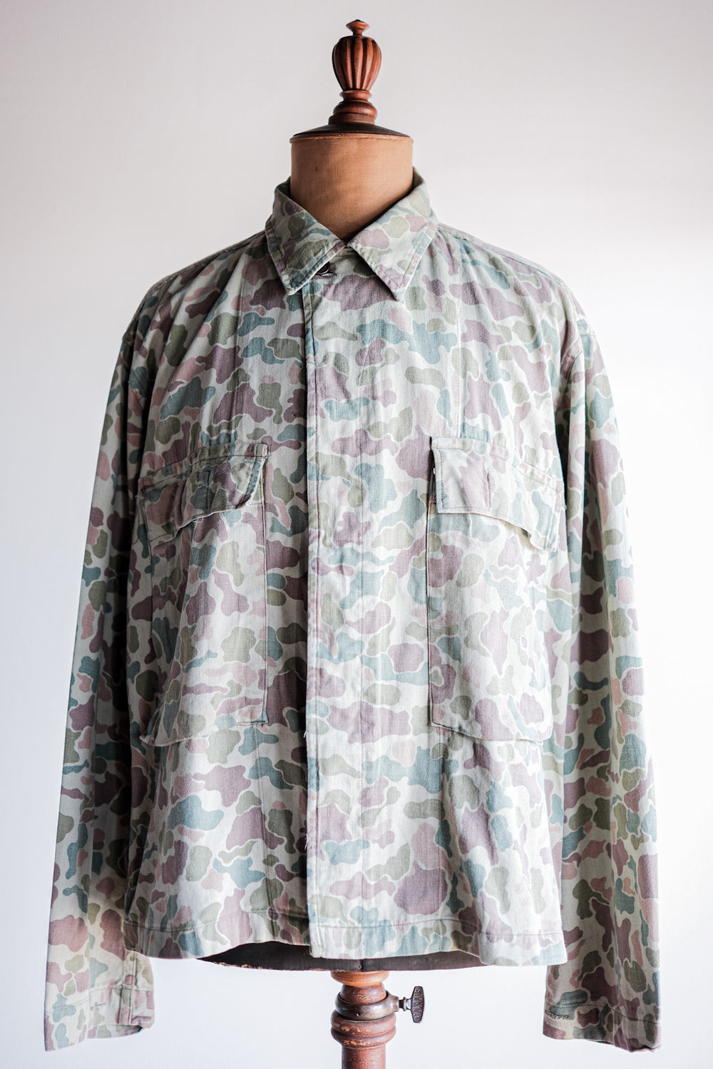 【~50's】Dutch Army Frogskin Camouflage Field Jacket Size.52