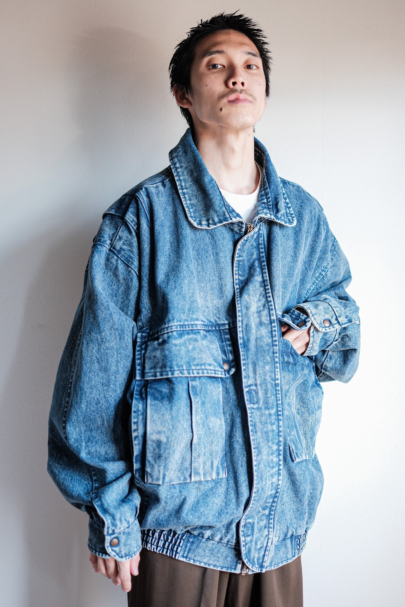 【~80's】Italian Vintage Denim Jacket