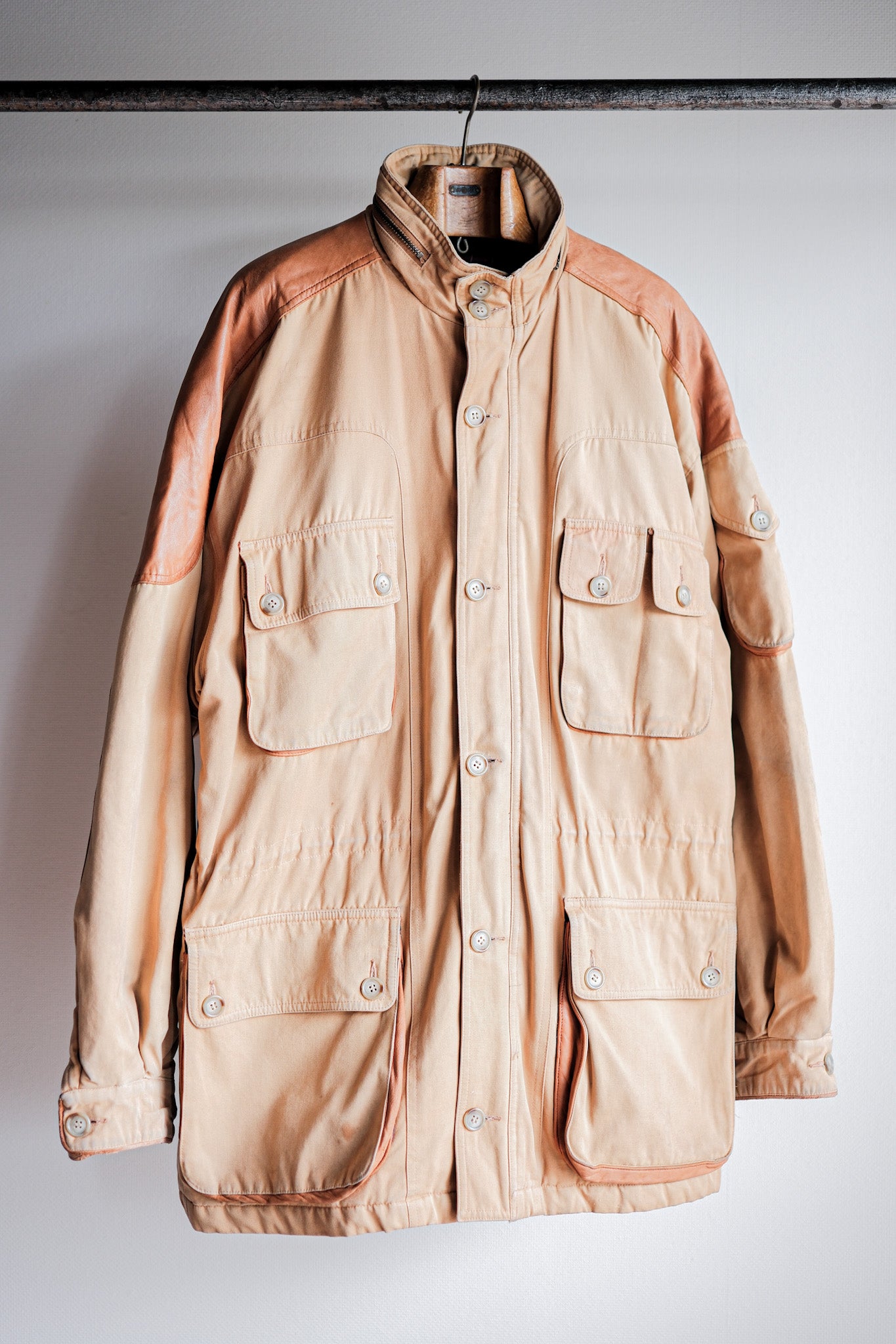 [〜90年代] Willis＆Geiger棉野生動物園夾克尺寸。