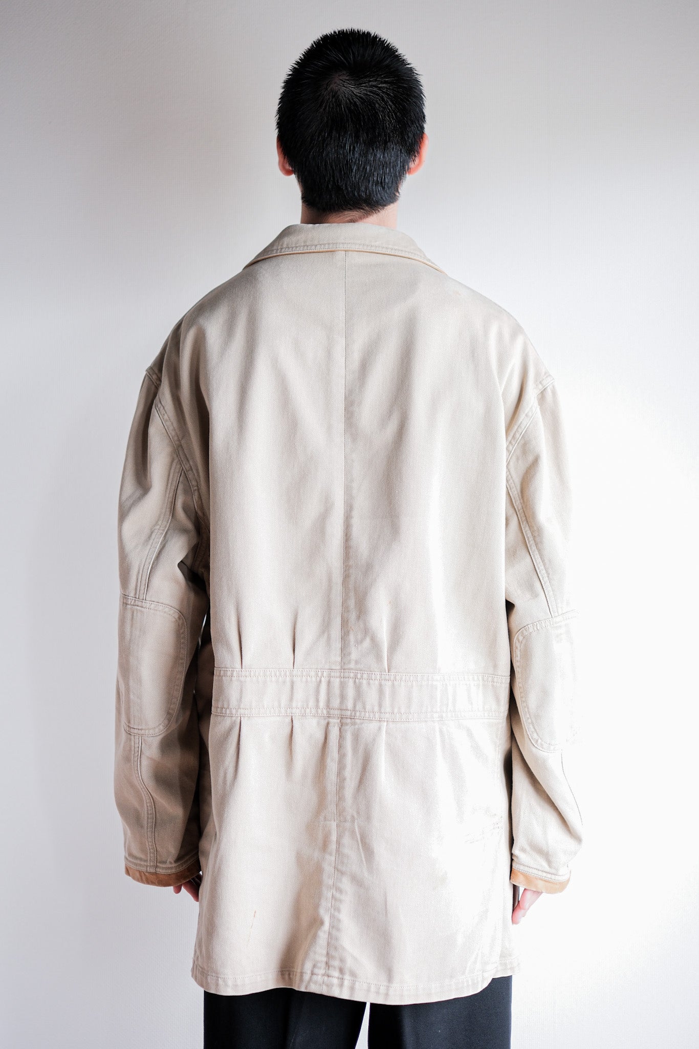 ［~90's］Willis&Geiger Cotton Safari Jacket With Chin Strap Size.L
