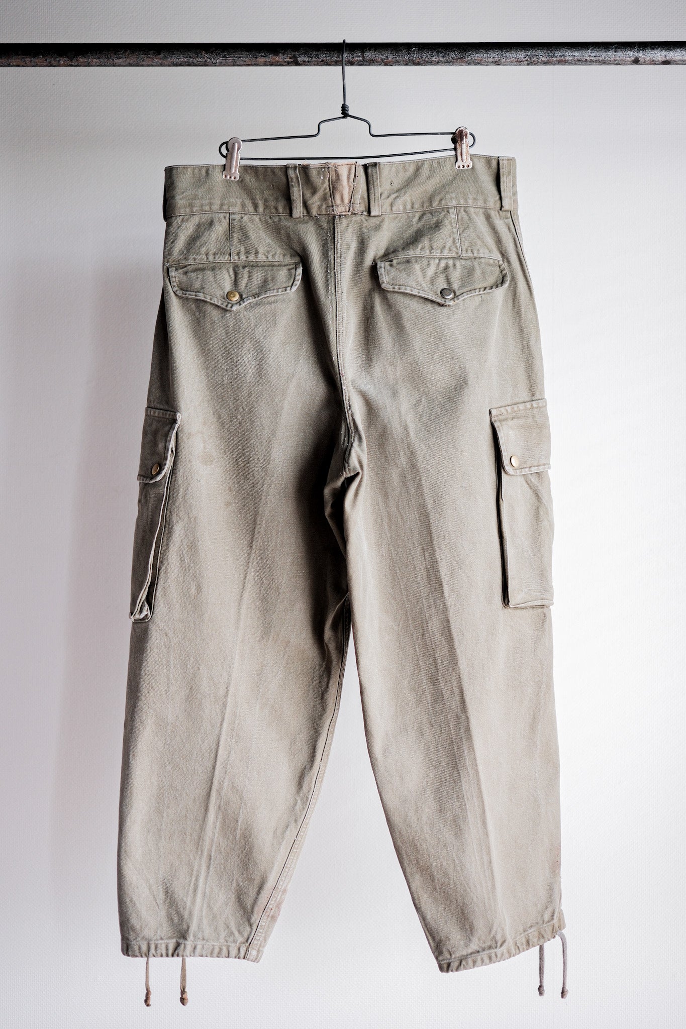 【~40's】French Army TAP47 Paratrooper Trousers "1st Type"