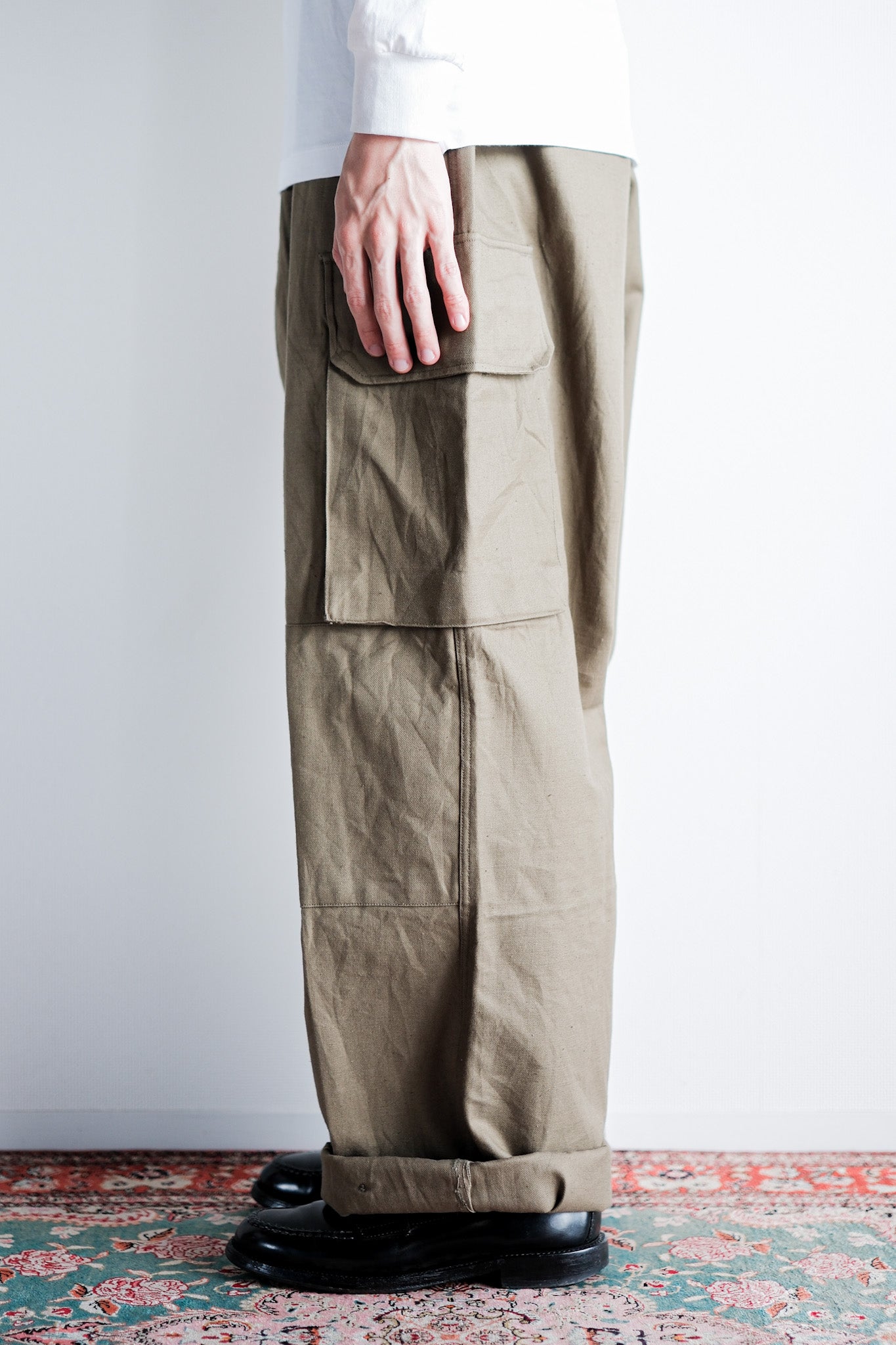 ［~50's］French Army M47 Field Trousers Size.35 "Dead Stock"