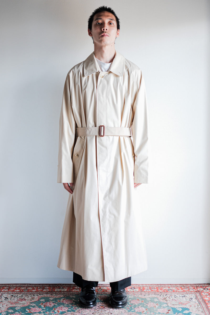 [~ 80's] Vintage Burberrys Single Raglan Balmacaan Belted Coat Size.50rl "Musou"