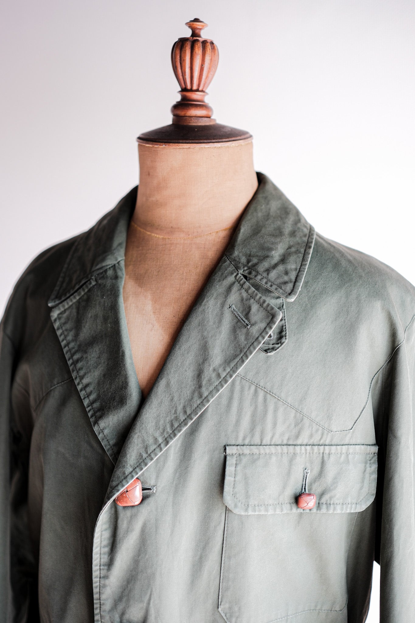 [~ 60's] Vintage Grenfell Shooter Veste Taille.42 "Mountain Tag"