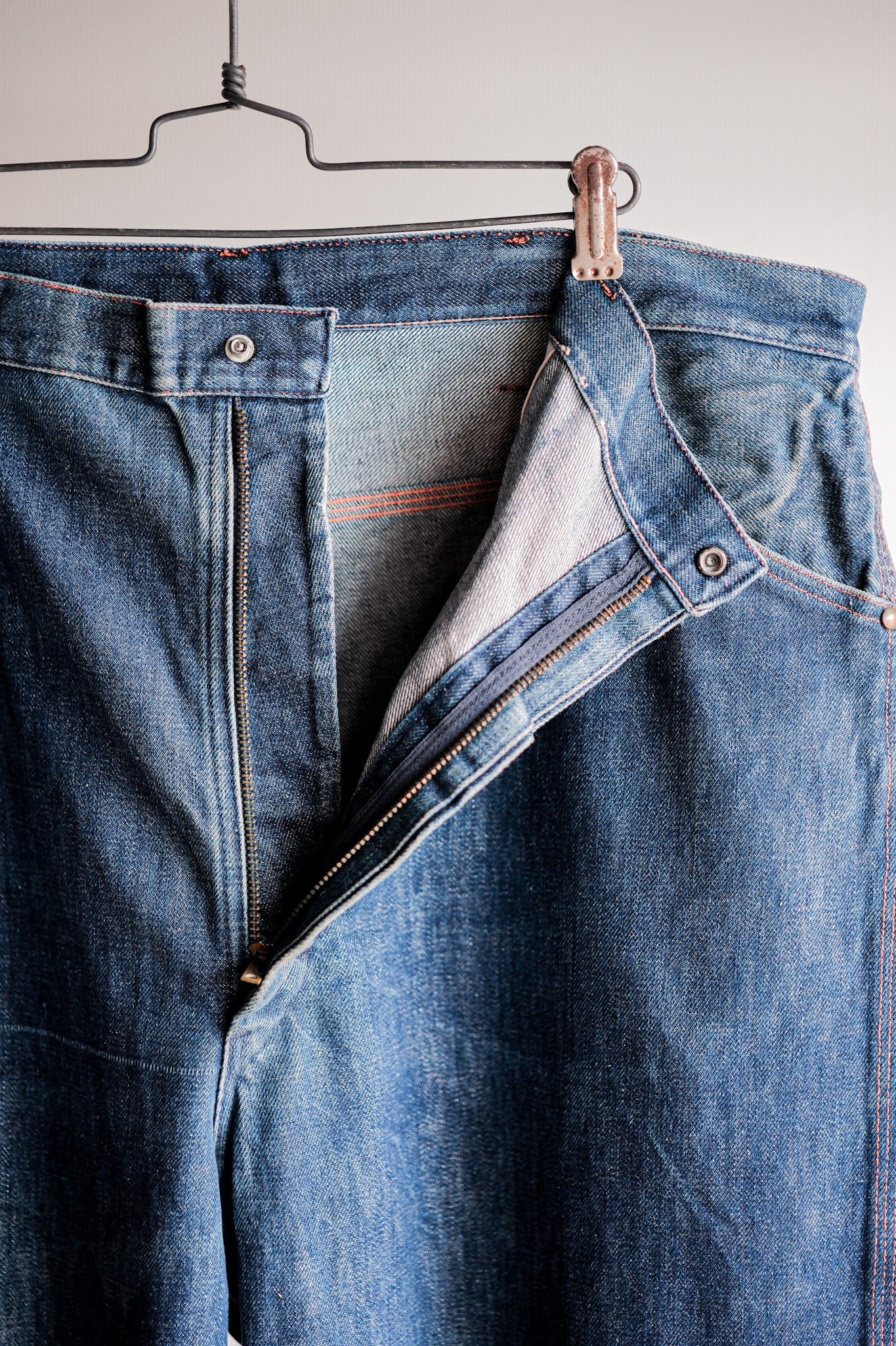 50's】American Vintage Denim Painter Pants 