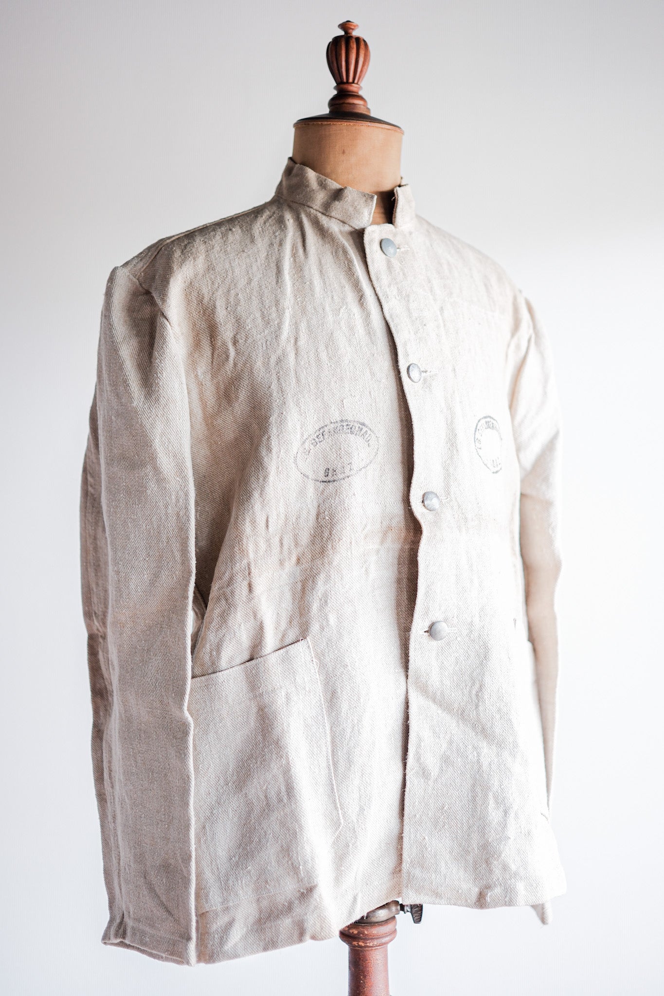 ［~30's］German Army Linen Twill Jacket "Dead Stock"