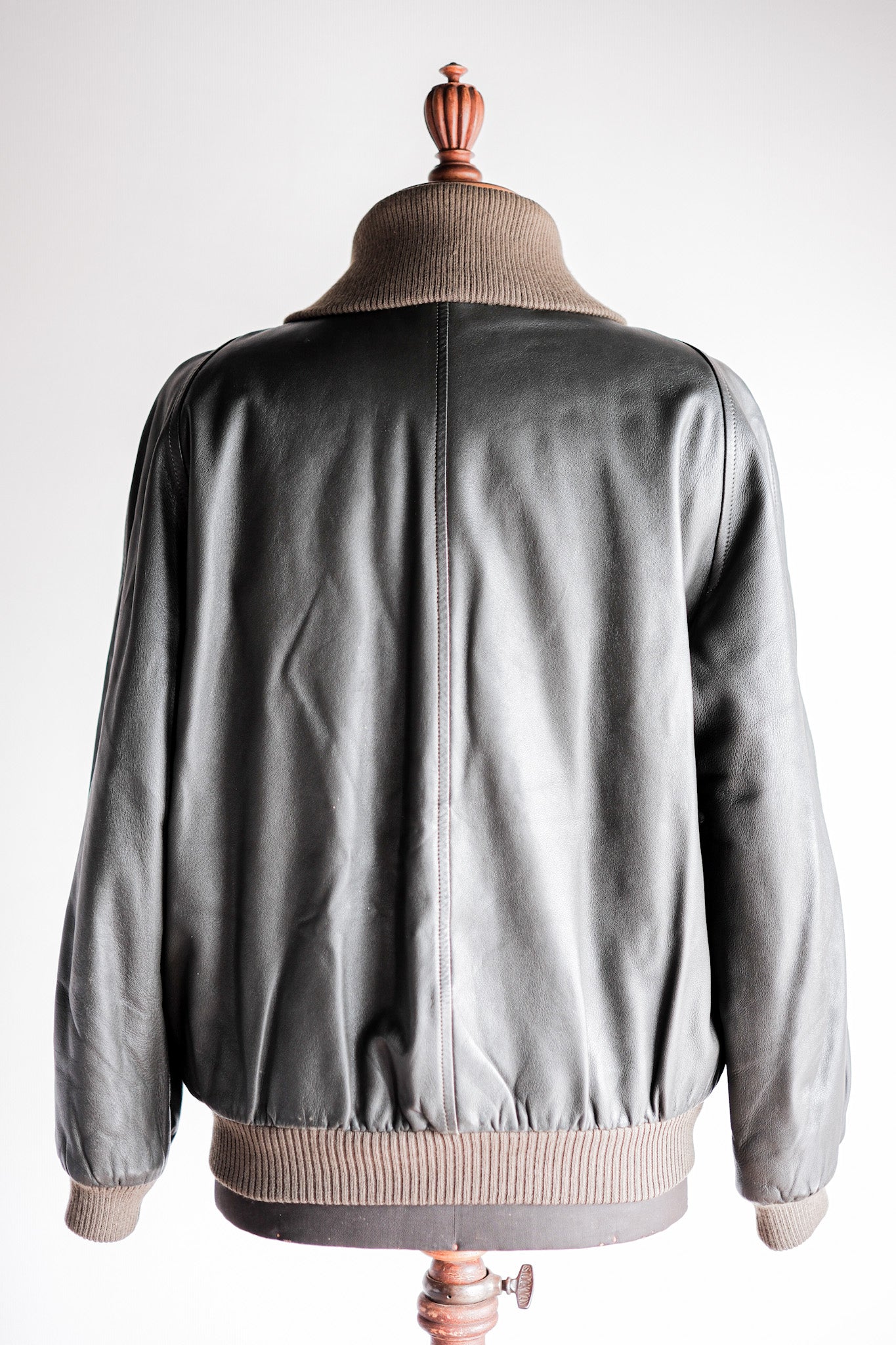 ［~80’s］Old Christian Dior Shawl Collar Leather Blouson Size.50