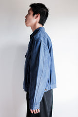 [~ 40's] แจ็คเก็ตนักปั่นจักรยาน Twill Cotton Vintage French