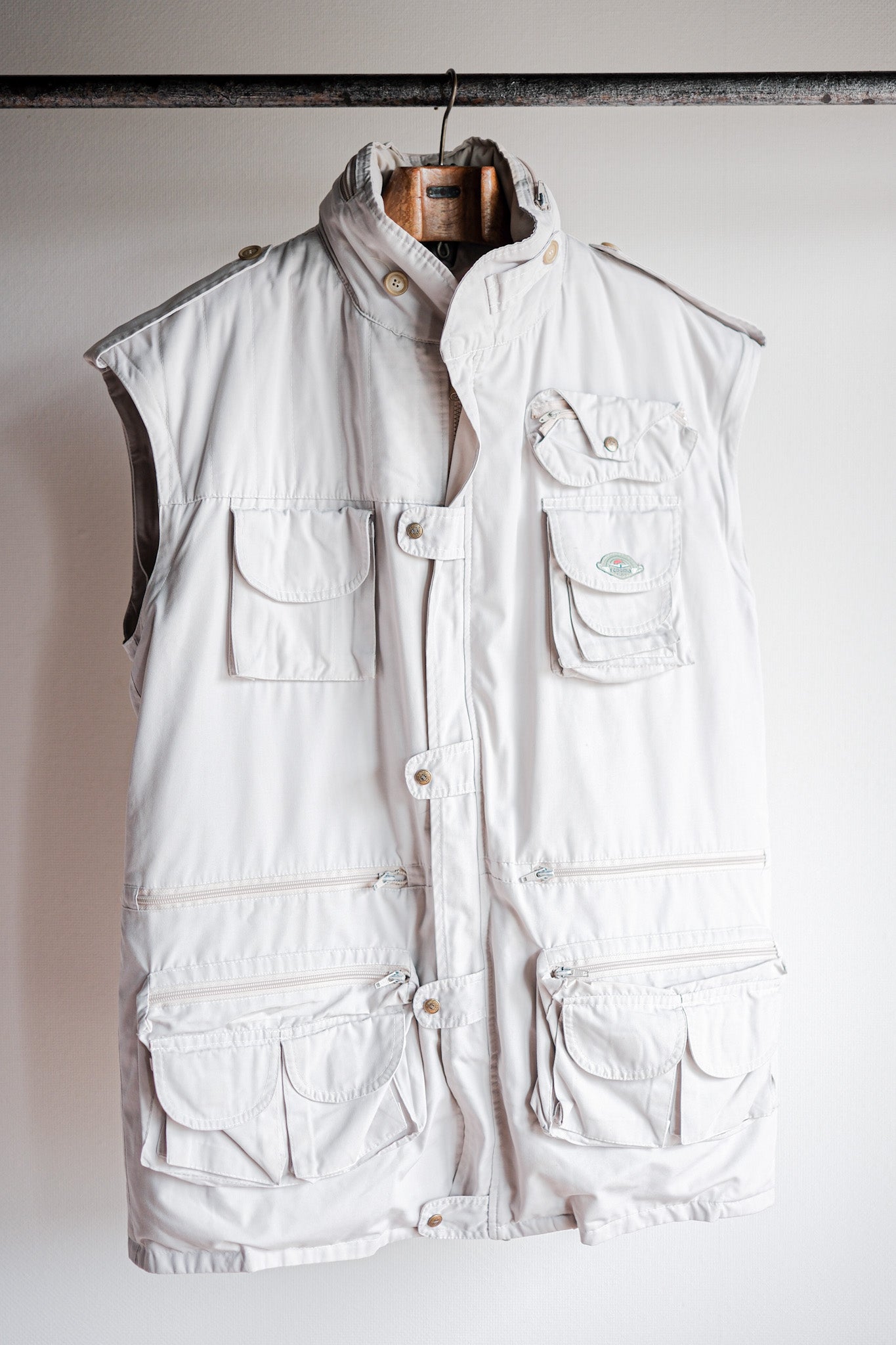 ［~90's］Old Renoma Paris Detachable Sleeve Multi Pocket Jacket With Liner
