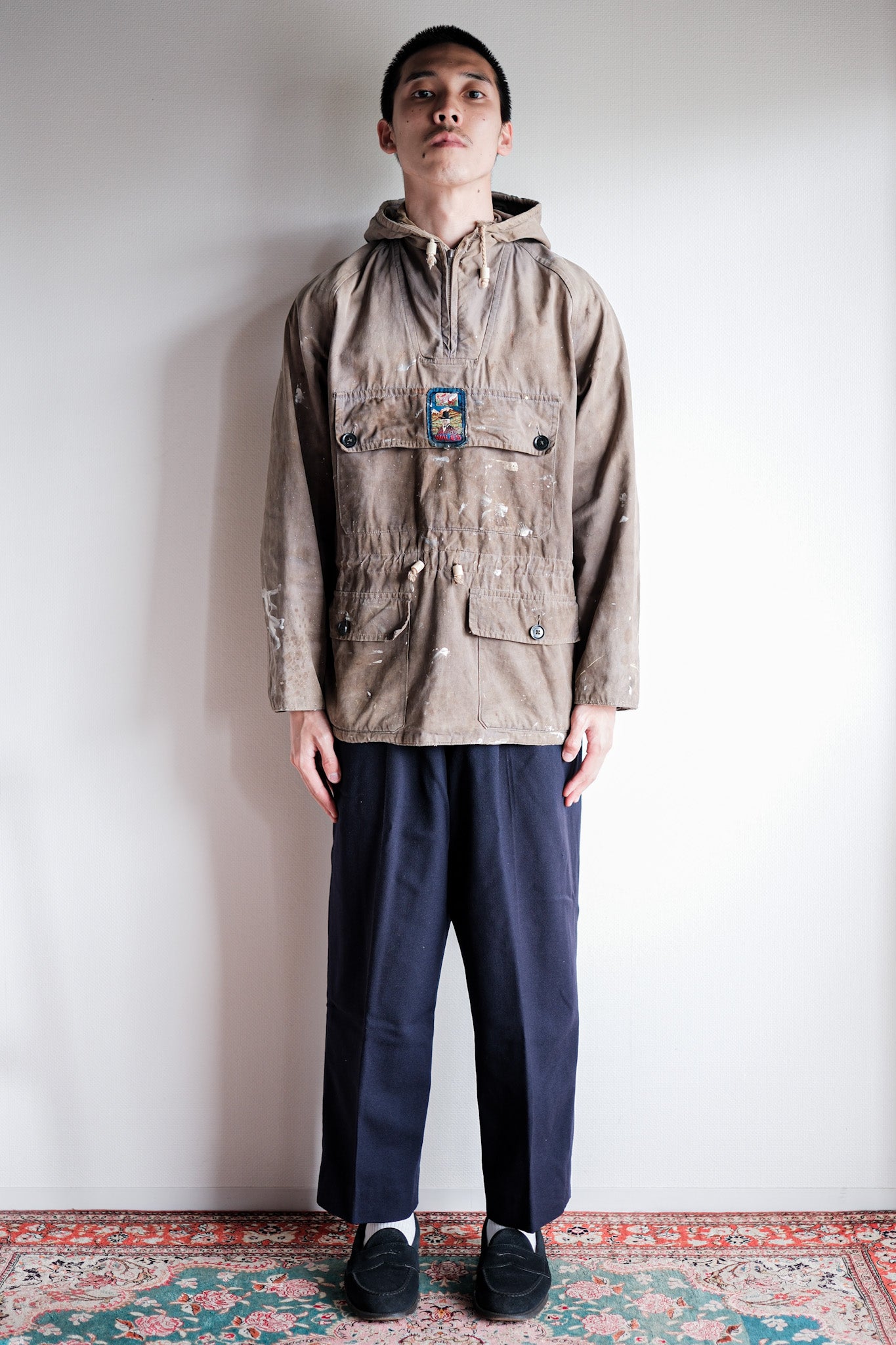 ［~50's］Vintage Belstaff Cotton Smock "Dalesman" "Crazy Paint"
