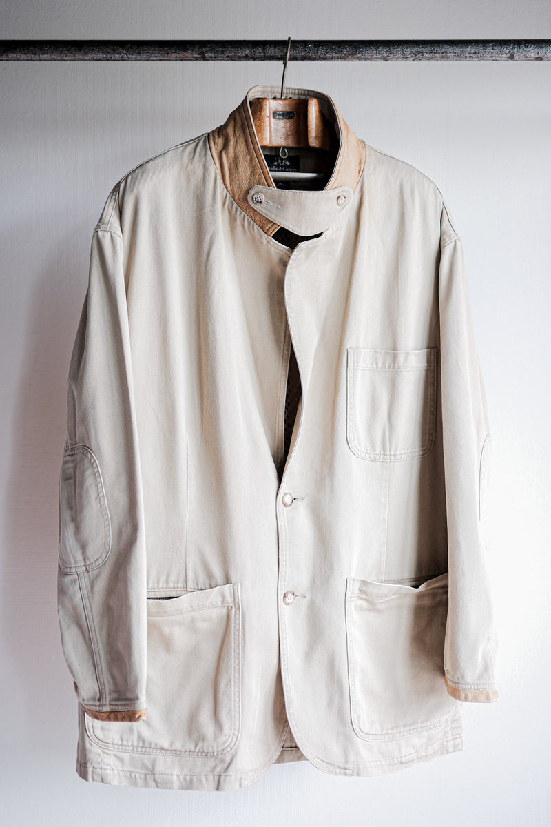 [~90's]Willis&Geiger Cotton Safari Jacket With Chin Strap ไซส์L