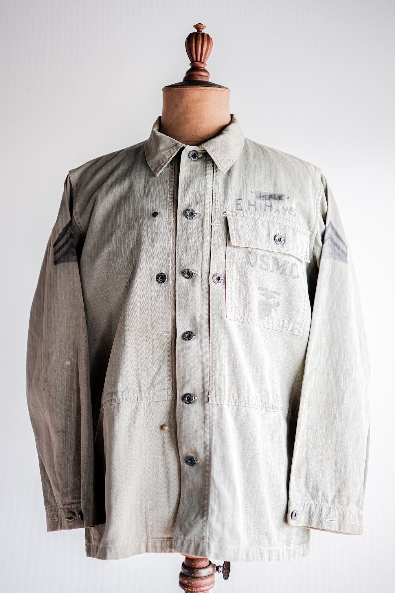 ［~40's］WWⅡ U.S.M.C P-44 HBT Utility Jacket "Hand Paint"