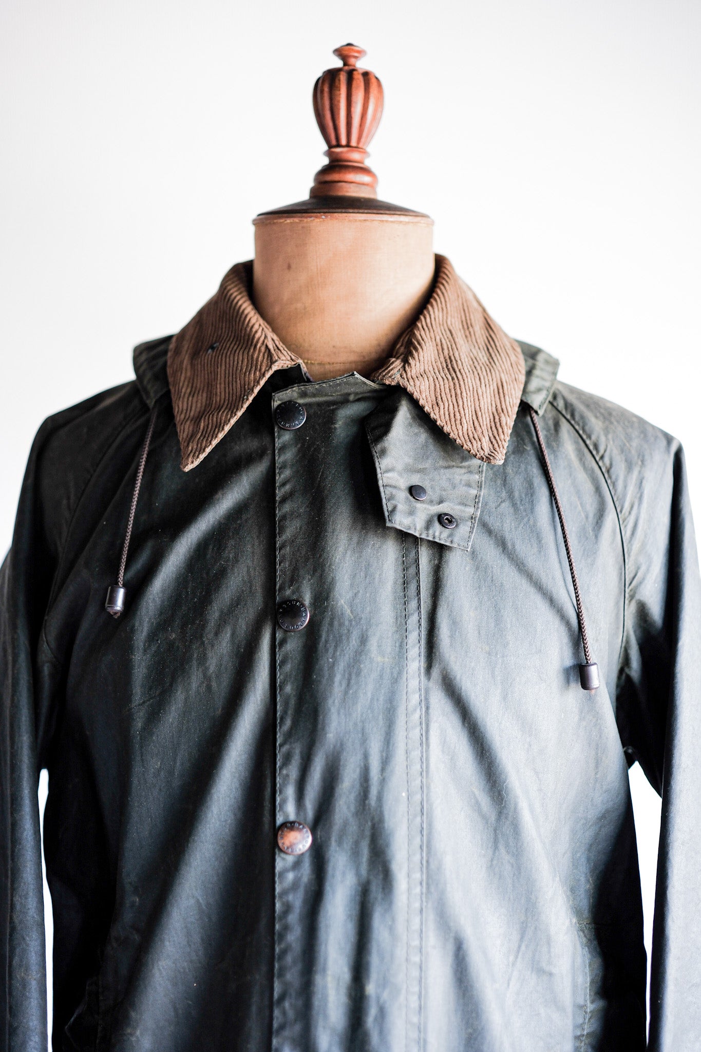 ［~80's］Vintage Barbour "BEAUFORT" With Hood 2 Crest Size.38