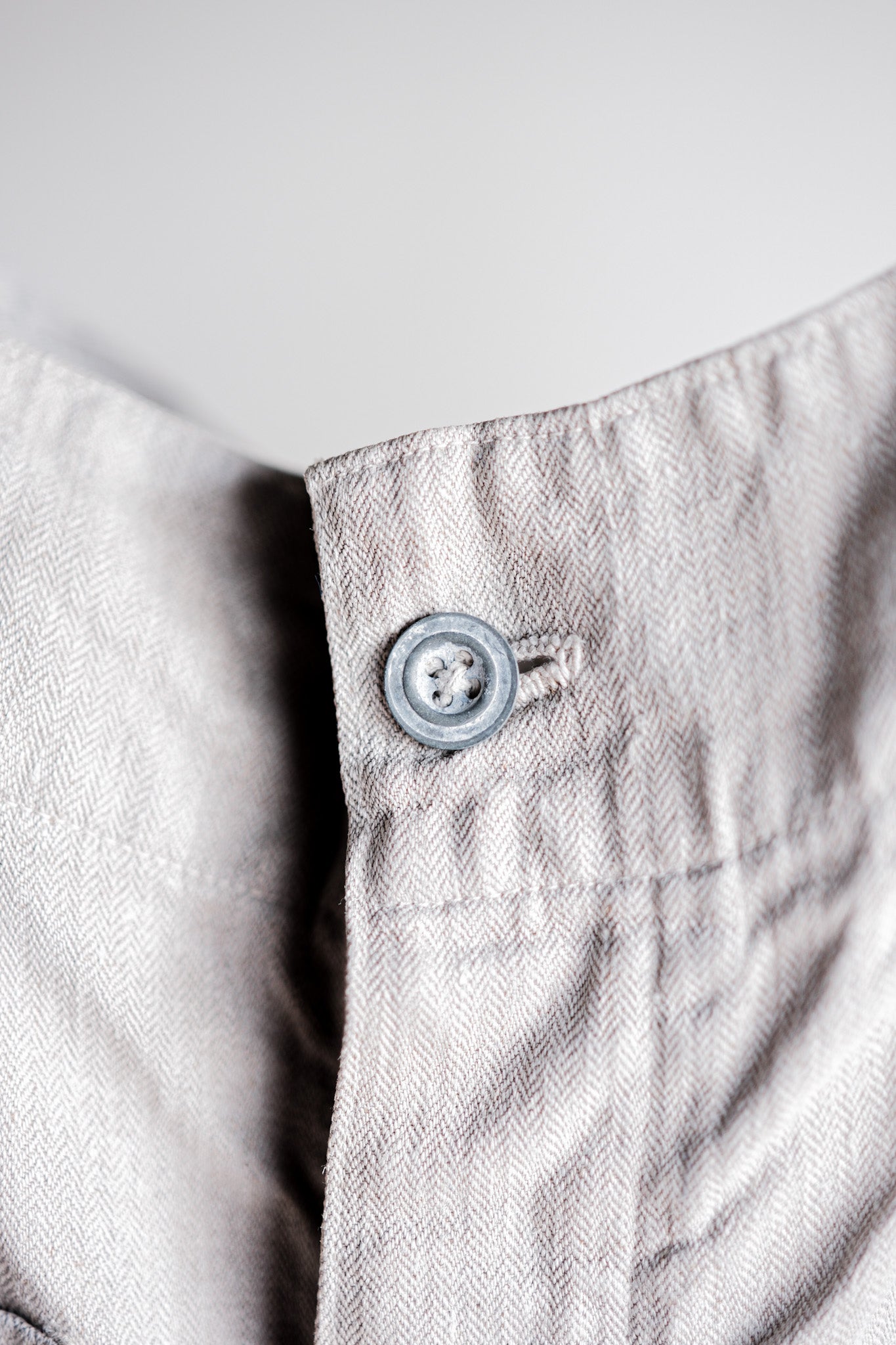 ［~40's］WW2 German Army Drillich HBT Linen Trousers