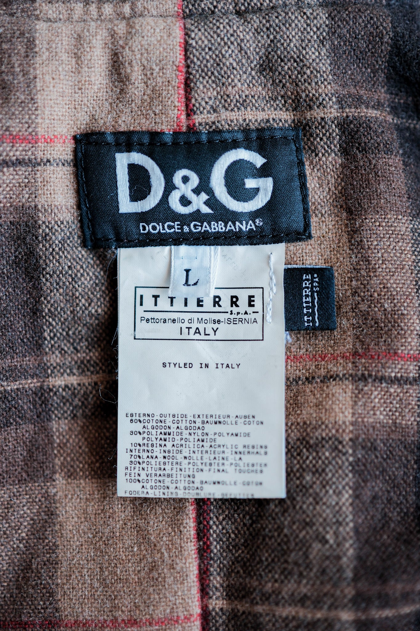 ［~00's］Old DOLCE & GABBANA Zip Up Hooded Jacket Size.L