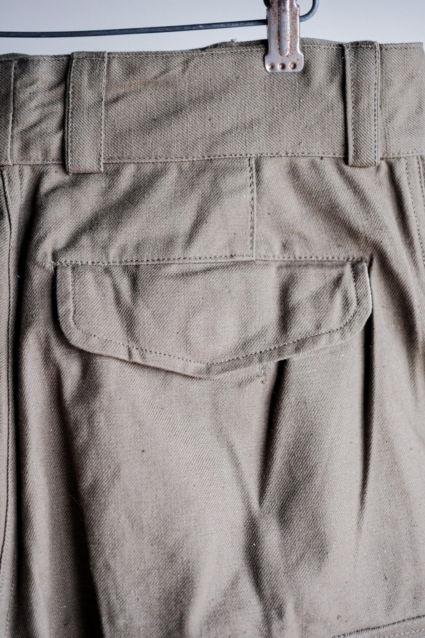 [~ 50's] French Army M47 Field Trousers Size.13 "Dead Stock"