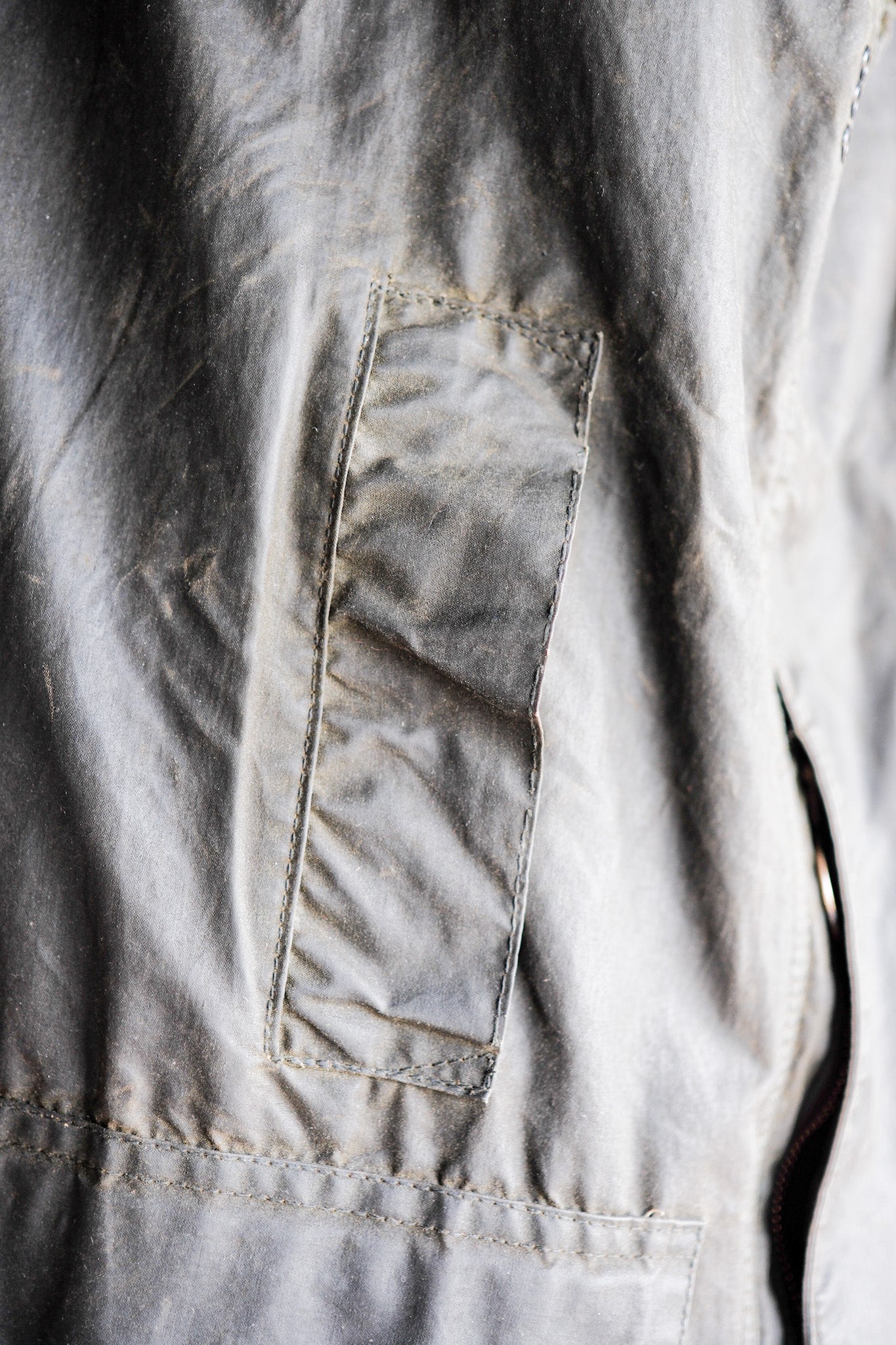 ［~80's］Vintage Barbour "BEAUFORT" With Hood 2 Crest Size.38