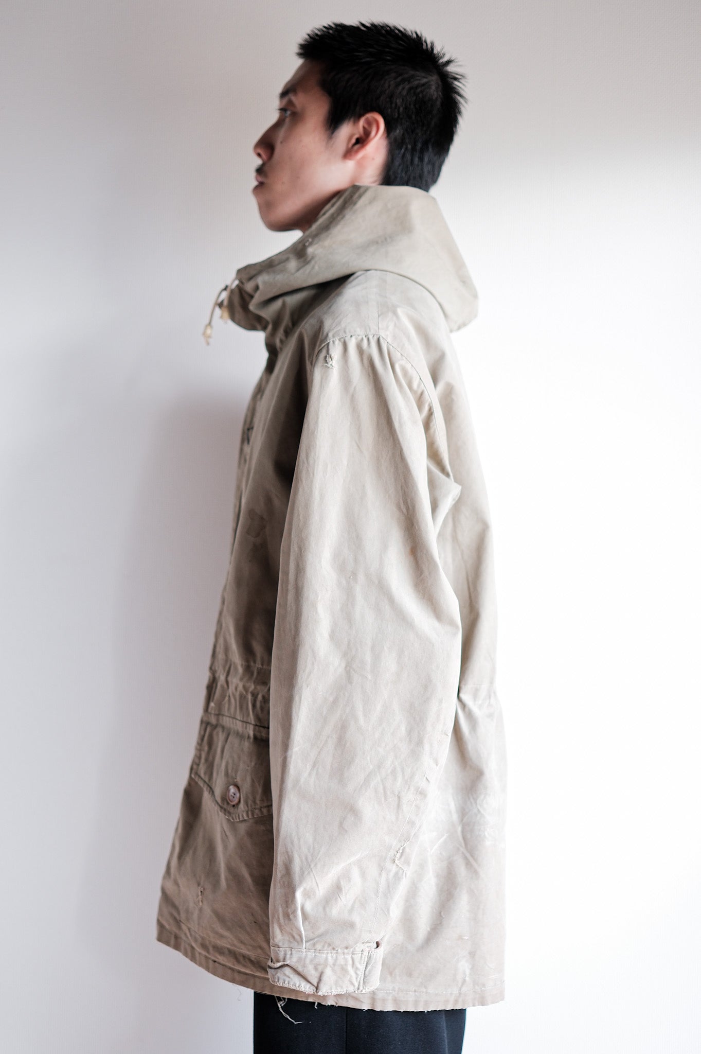 [~ 50's] แจ็คเก็ตเดินป่า Vintage Ventile ของอังกฤษ "Nonpareil P&O"