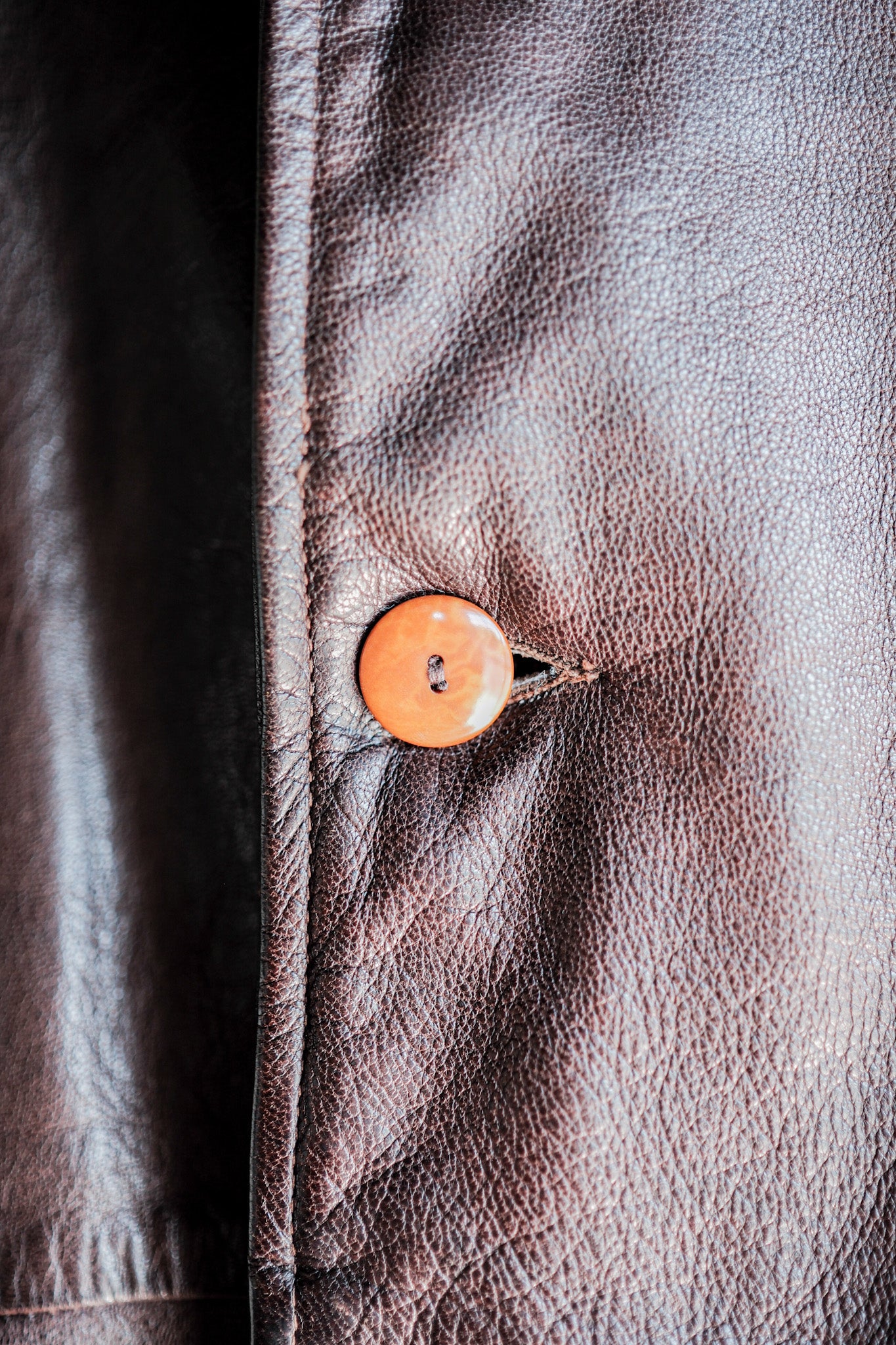 [~ 80's] Old C.P.Company Leather Jacket size.48