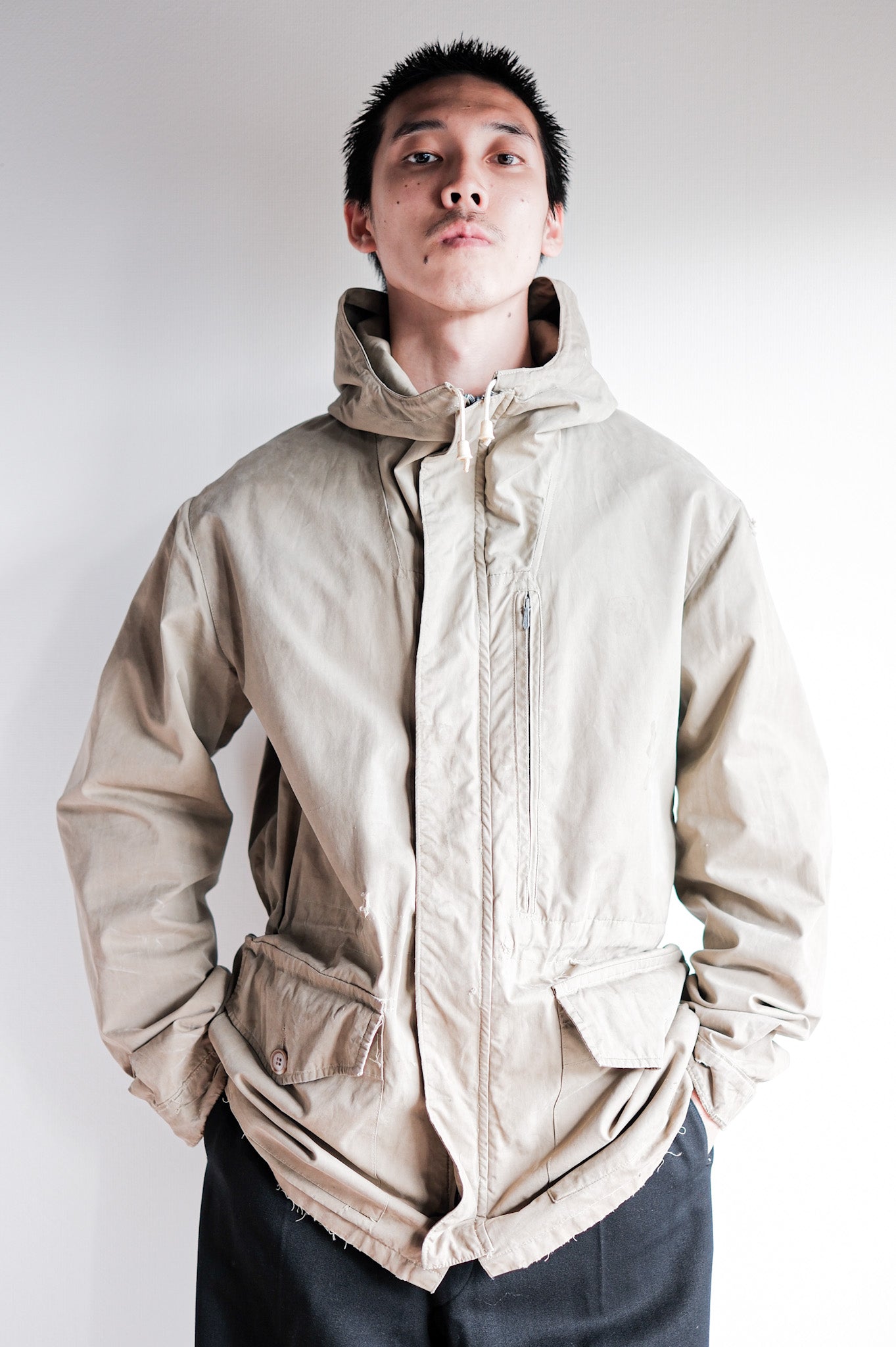 [~ 50's] แจ็คเก็ตเดินป่า Vintage Ventile ของอังกฤษ "Nonpareil P&O"