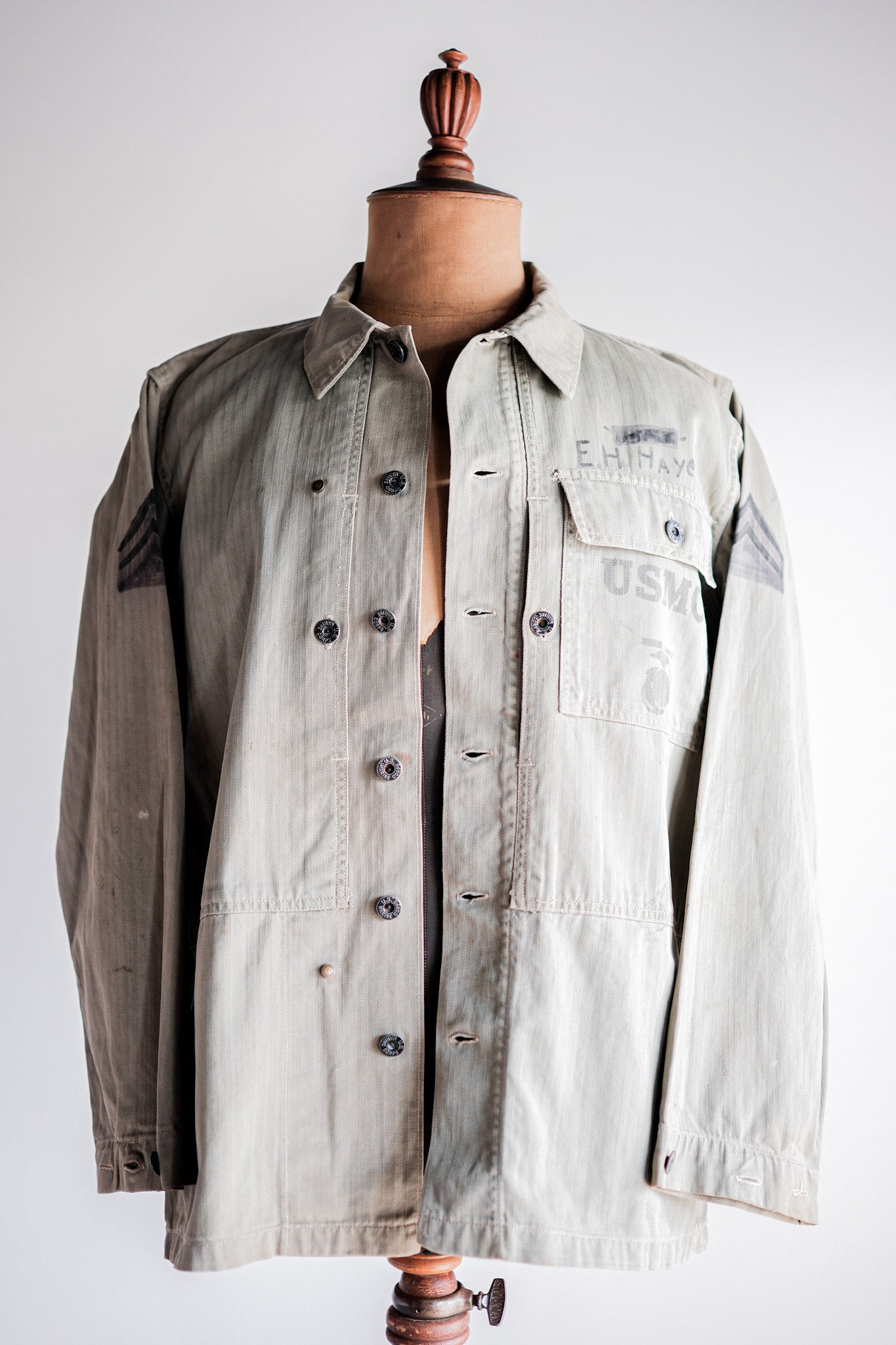 ［~40's］WWⅡ U.S.M.C P-44 HBT Utility Jacket "Hand Paint"