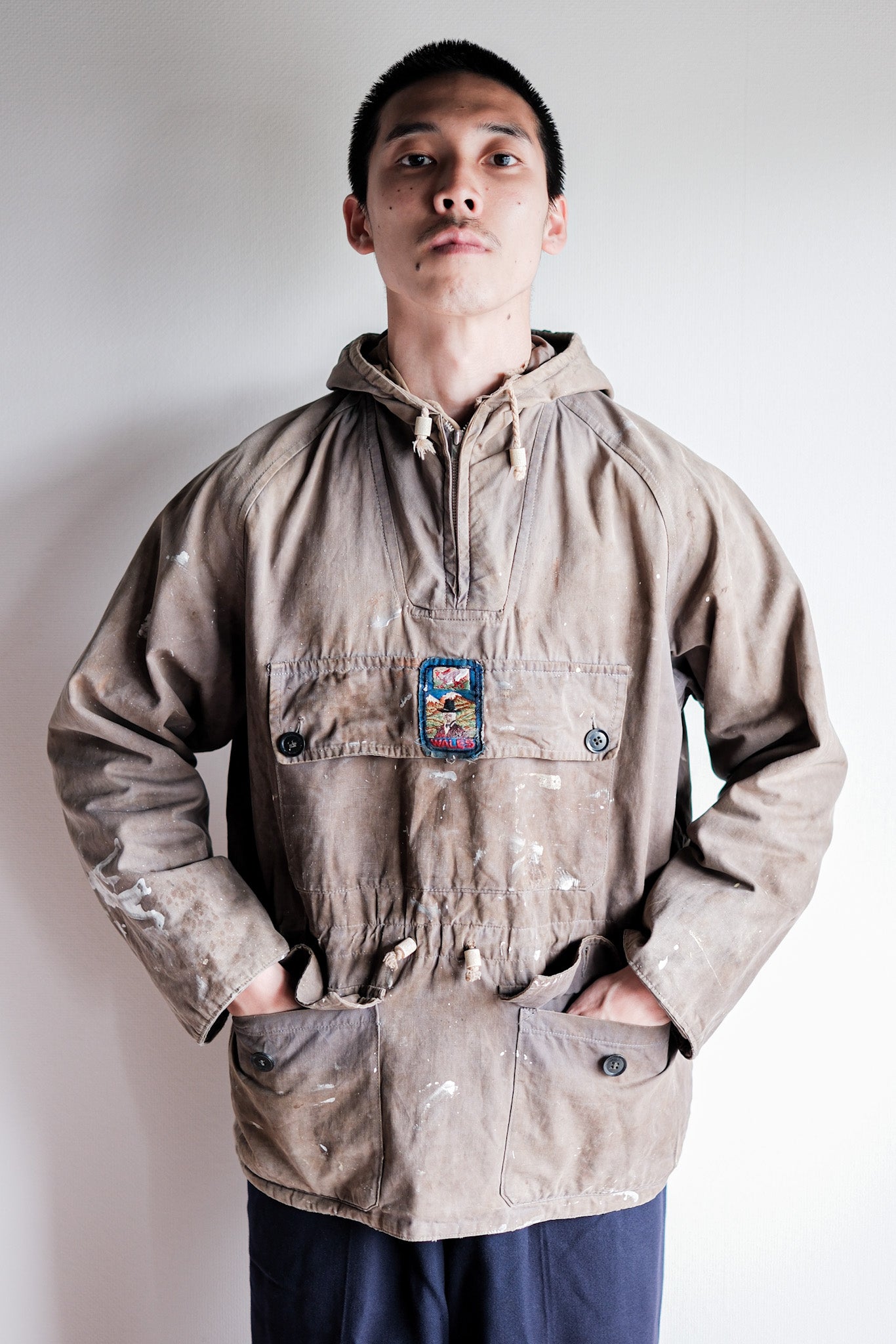 ［~50's］Vintage Belstaff Cotton Smock "Dalesman" "Crazy Paint"