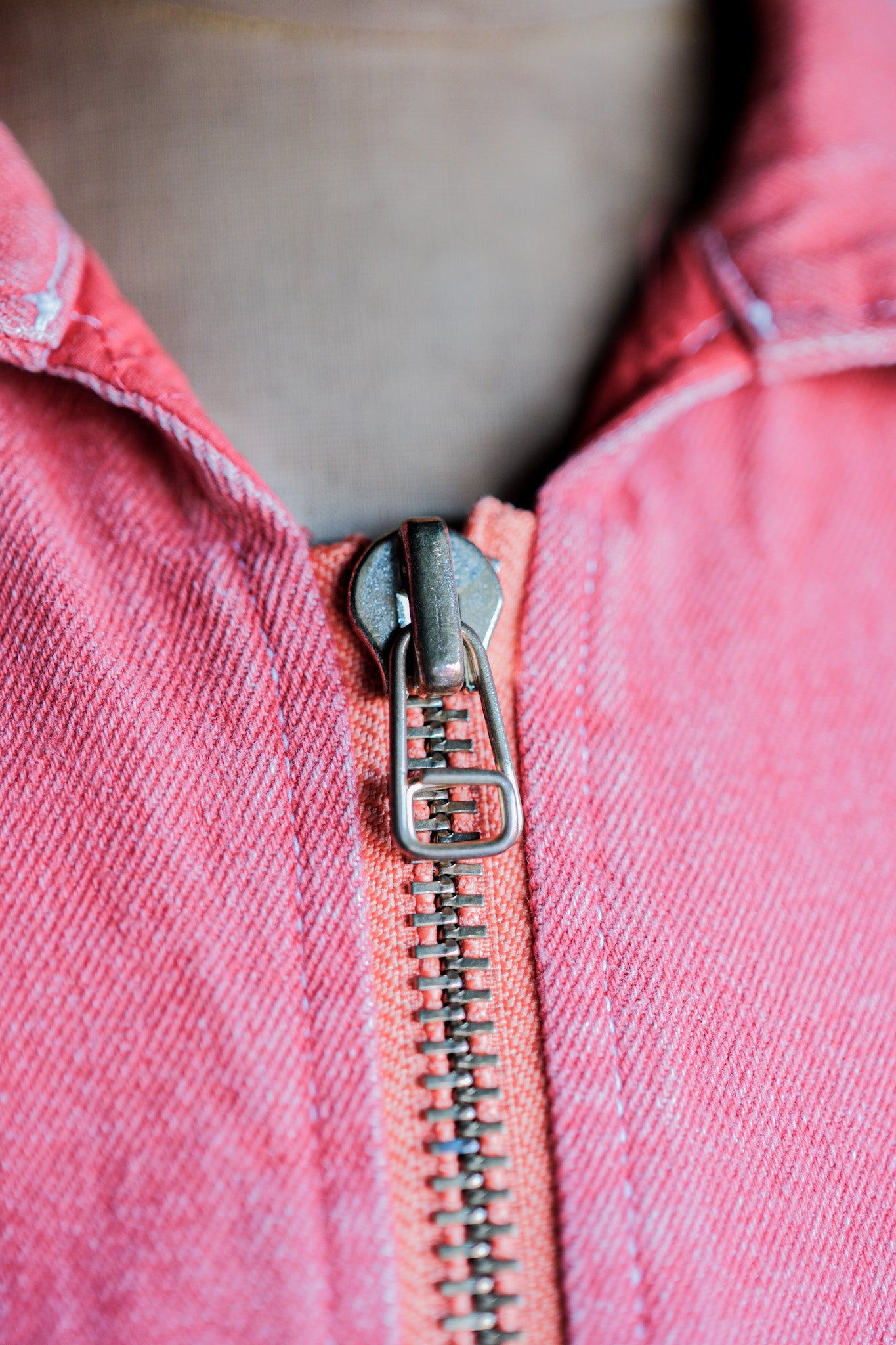 ［~90's］Old PINK HOUSE Red Denim Blouson