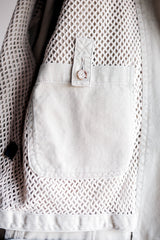 [~90's]Willis&Geiger Cotton Safari Jacket With Chin Strap ไซส์L